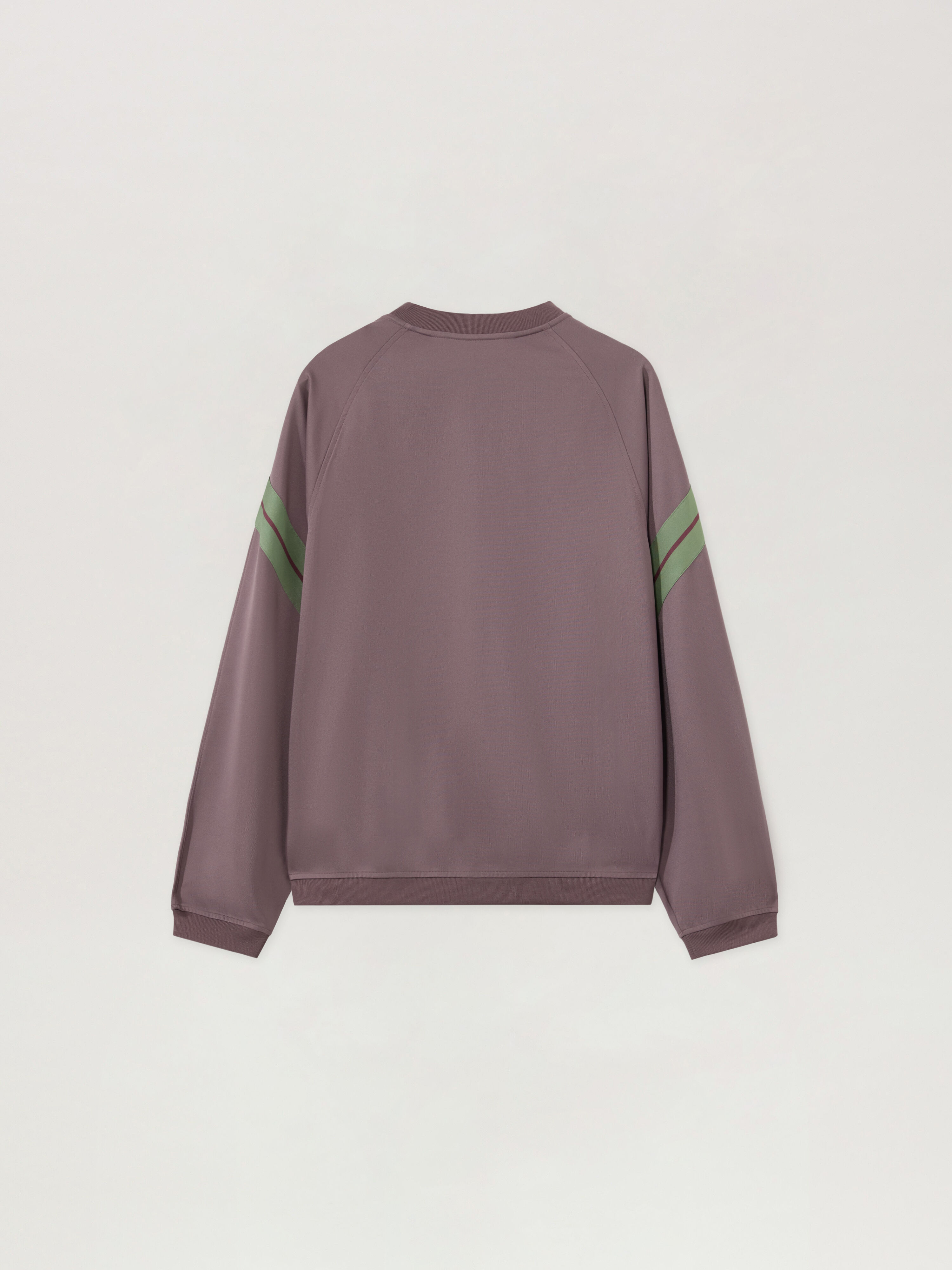 Urban Logo Track Crewneck PALM ANGELS Urban Logo Track Crewneck MAUVE - SAGE PAMBF01F26FB01