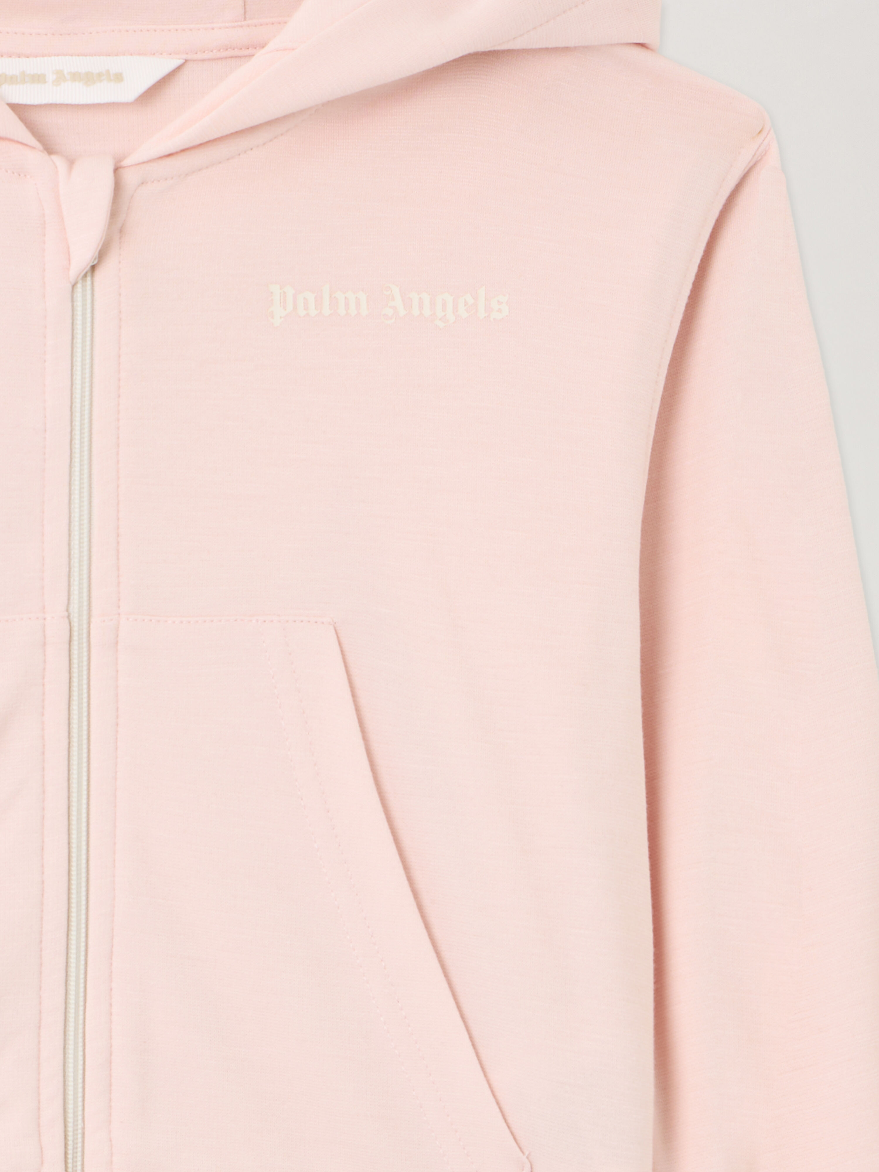 PALM ANGELS Track Hoodie Full Zip ROSA/PINK PG3X003S26FLE001