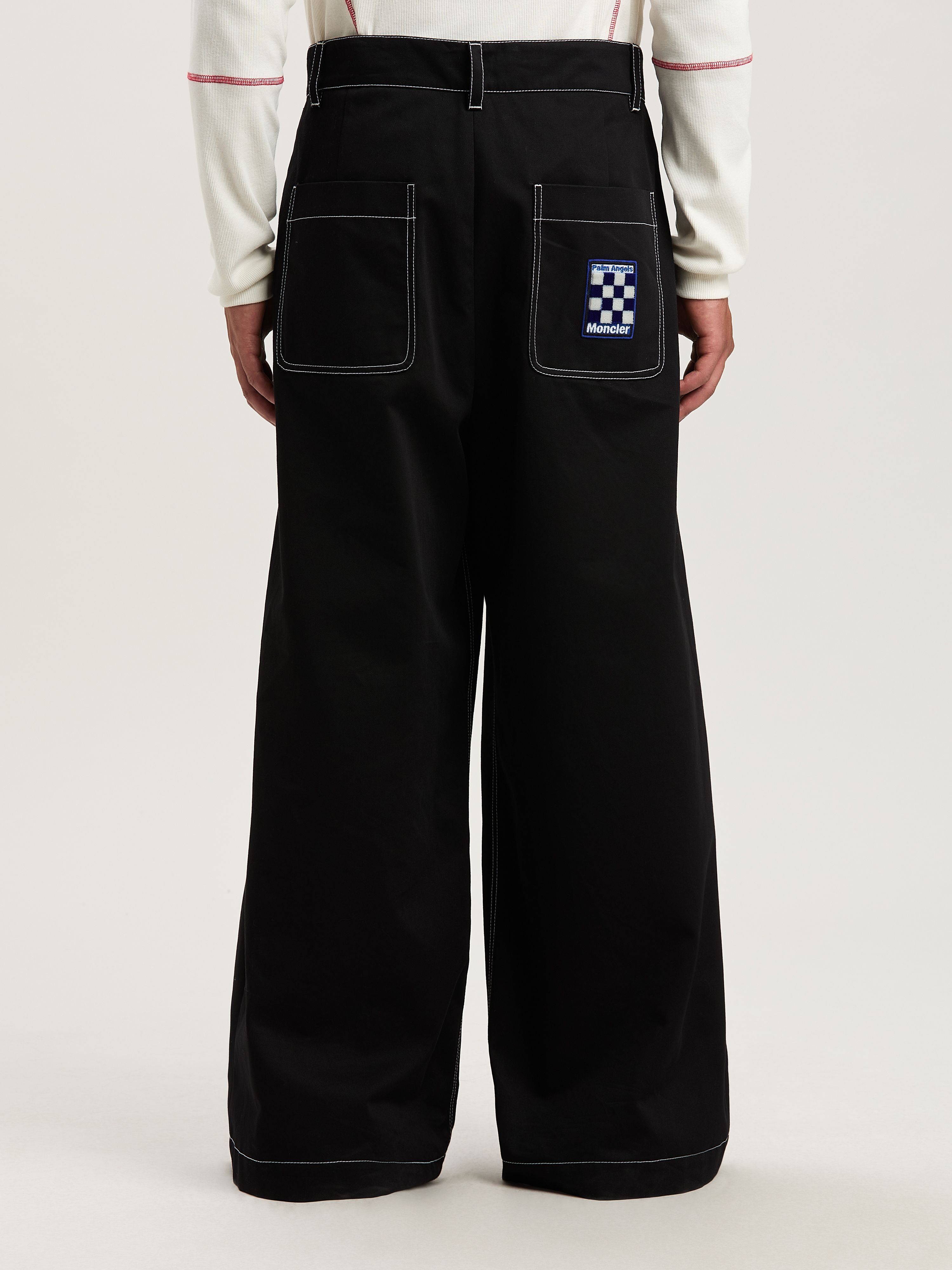 PALM ANGELS  Racing pants Moncler x Palm Angels BLACK - BLACK PMCA17CT25FAB001
