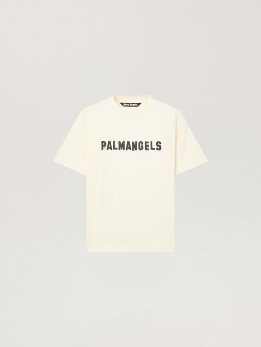 Palm Hills Regular T-Shirt PALM ANGELS Palm Hills Regular T-Shirt OFF WHITE - BLACK PAMAA01W26JR18