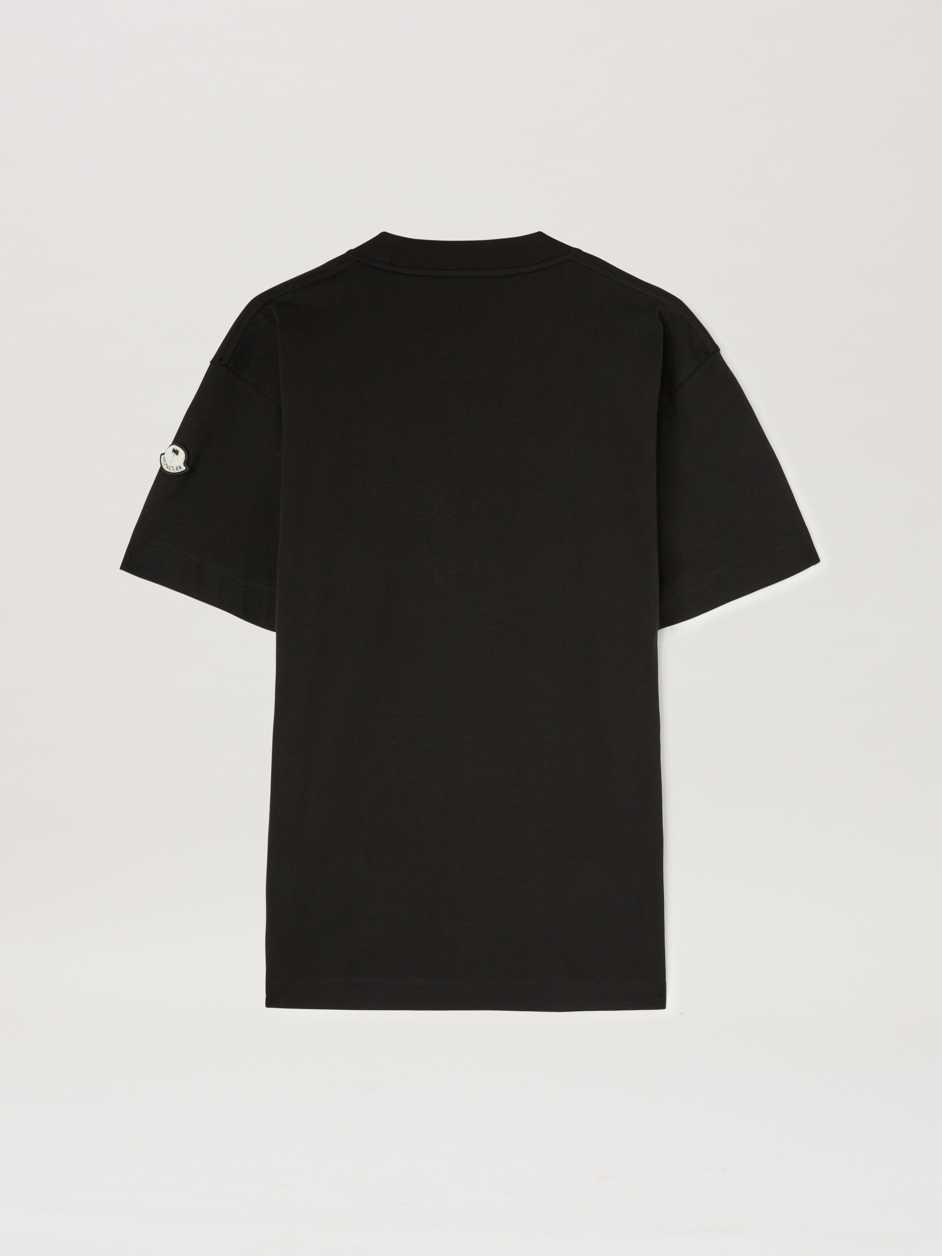 PALM ANGELS  Racing T-shirt Moncler x Palm Angels NERO - BLU PMAA107T25JER001