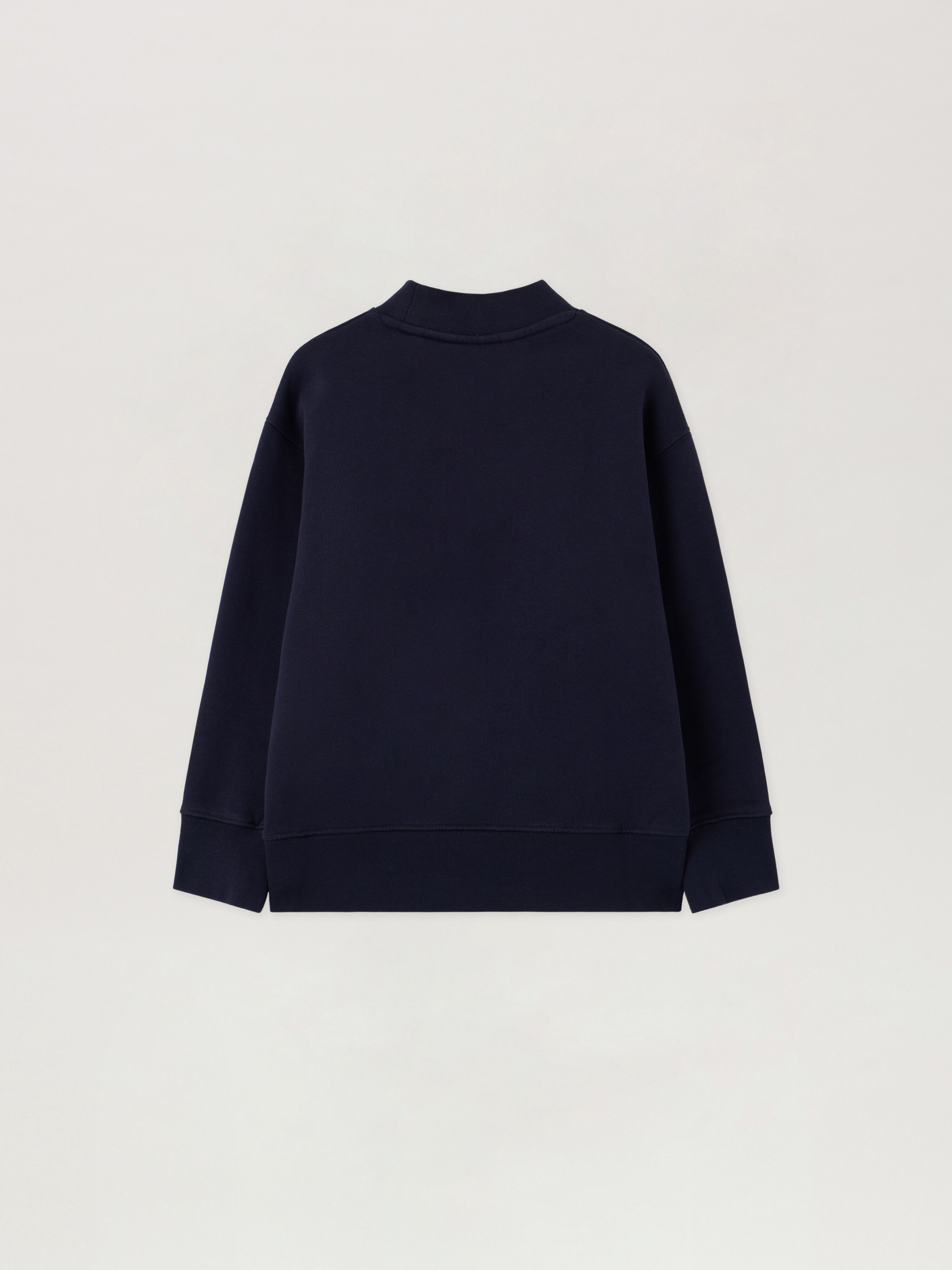PALM ANGELS Neck Logo Reg.Crewneck NAVY BLUE - PGBA013F25FLE002