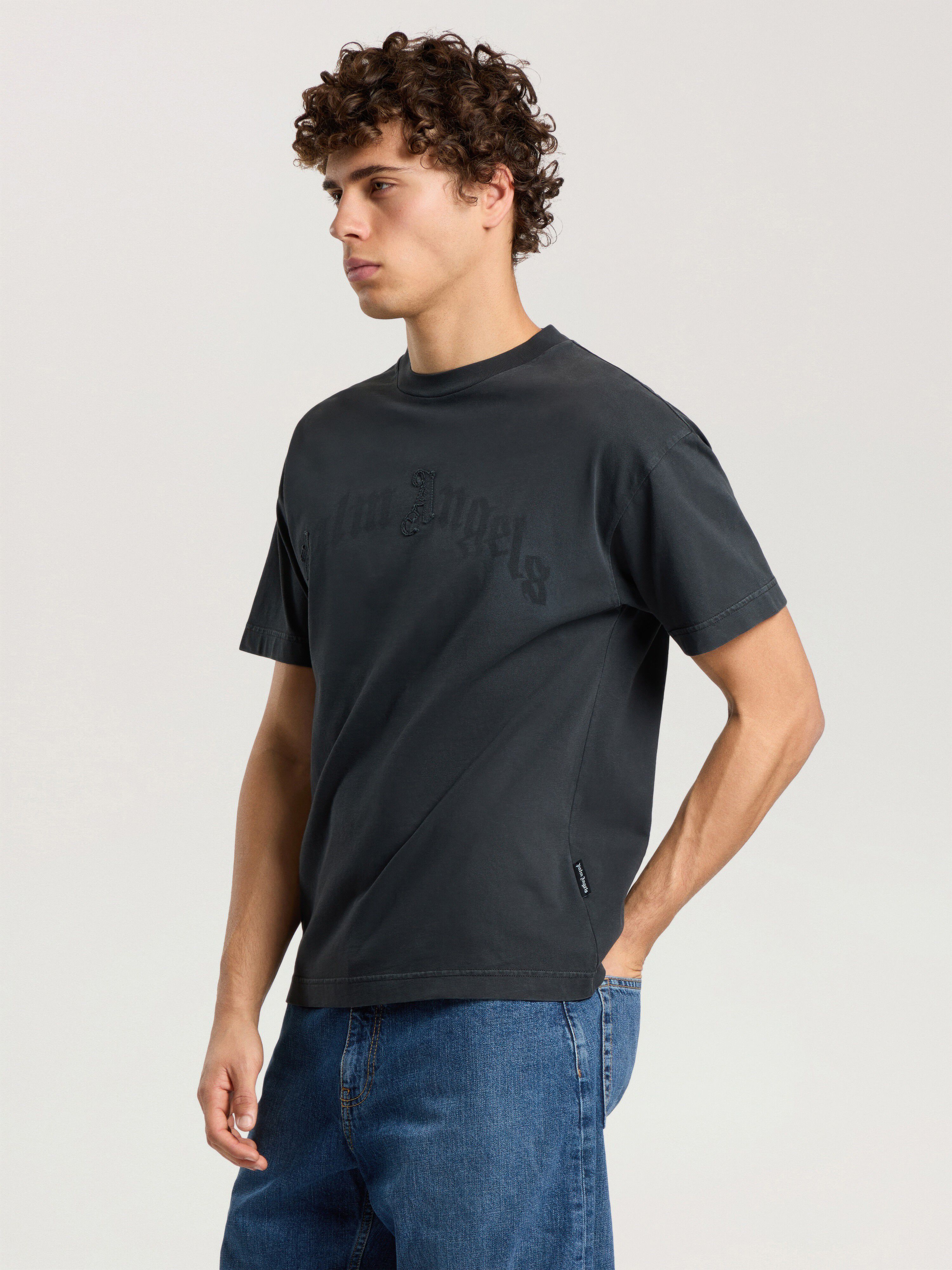 Patch Regular T-Shirt PALM ANGELS Patch Regular T-Shirt BLACK - BLACK PAMAA01F26JR06