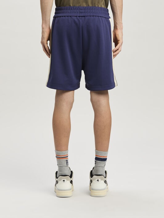Classic Logo Track Shorts Navy Blue Off PALM ANGELS Classic Logo Track Shorts Navy Blue Off NAVY BLUE OFF WHITE PMCL004C99FAB001