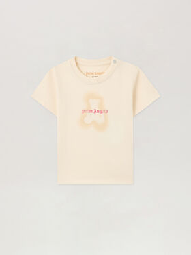 PALM ANGELS Spray Bear T-Shirt OFF WHITE PGXB001S26JER001