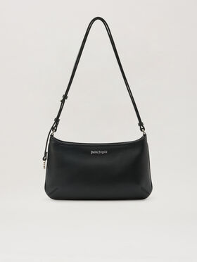 PALM ANGELS Classic Logo Giorgina Bag BLACK GOLD PWNN028S26LEA001