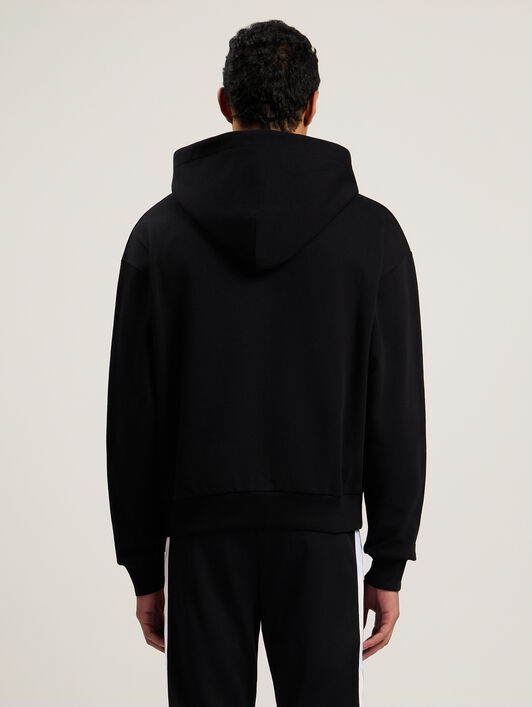 PALM ANGELS Spray City Los Angeles Hoodie Black/Black PMBB17DT26FLE001