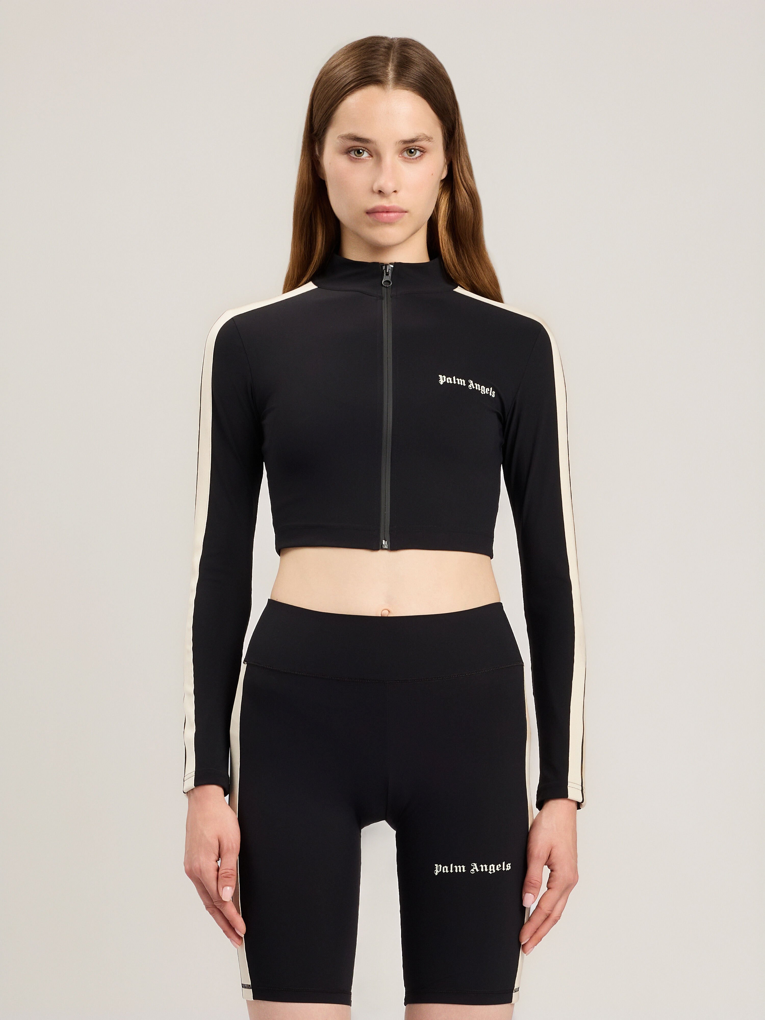 Classic Logo Training Jacket in BLACK OFF WHITE for Women | Palm