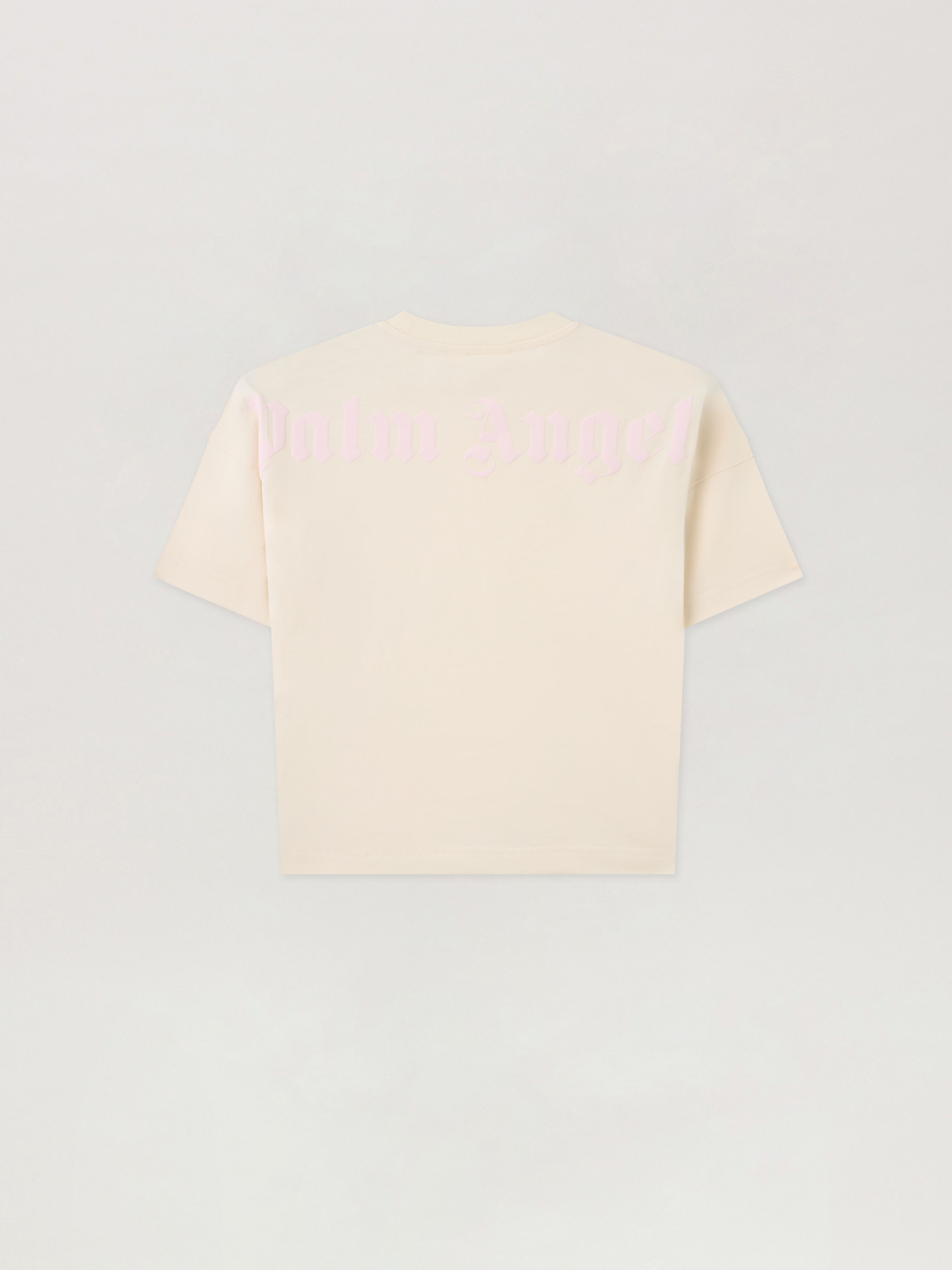 PALM ANGELS Overlogo Over T-Shirt OFF WHITE PGAA001S26JER001