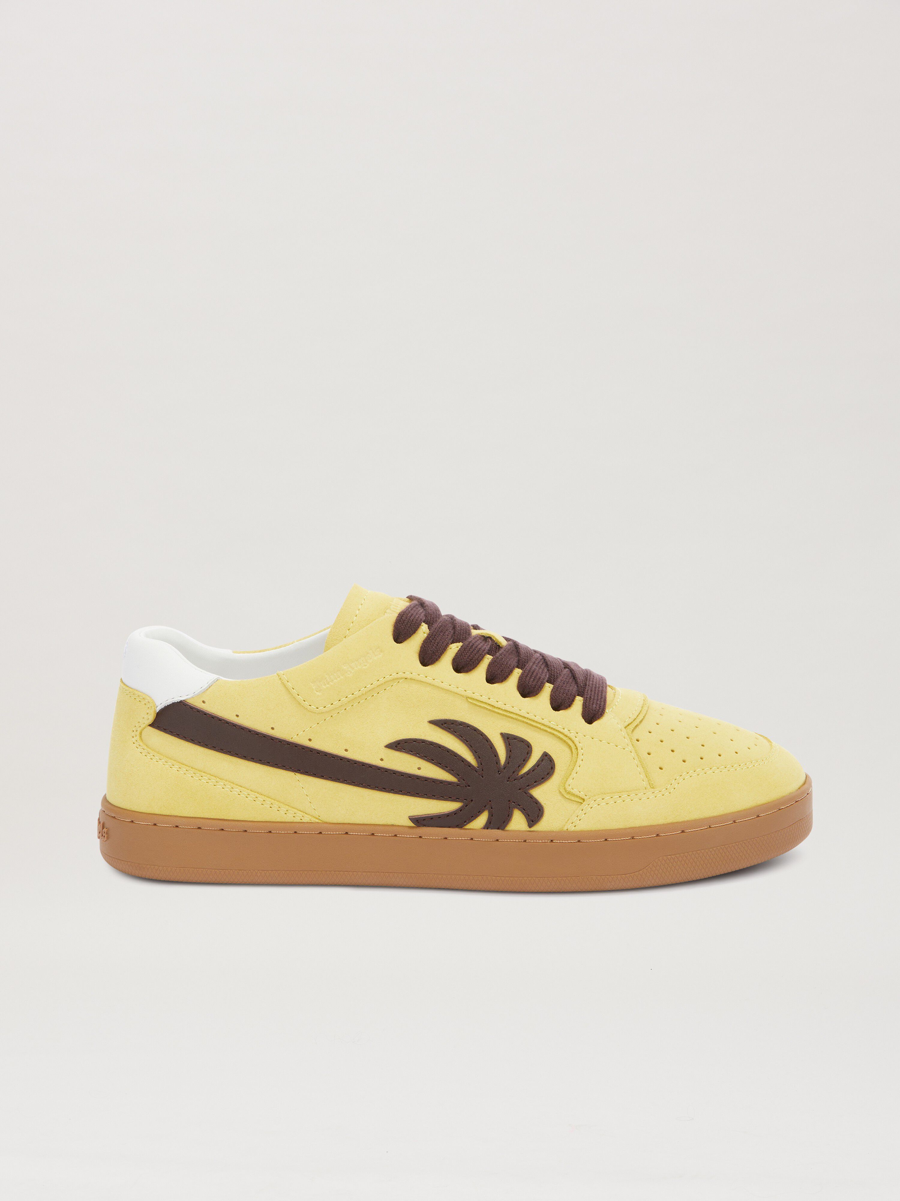 PALM ANGELS  New Palm 1 Sneakers OCHER YELLOW - BROWN PMIA099S25LEA002