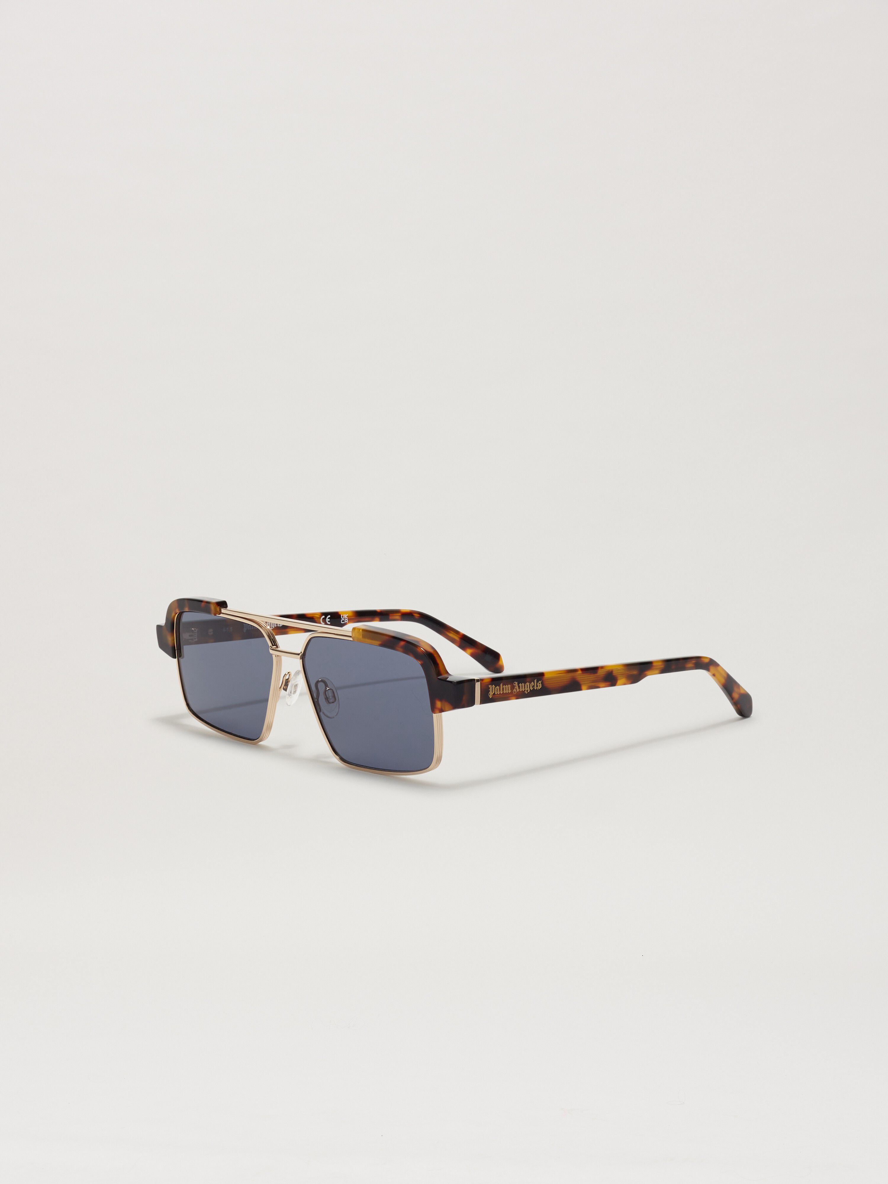 PALM ANGELS  Panorama sunglasses HAVANA - BLUE PERI10DS25PLA001