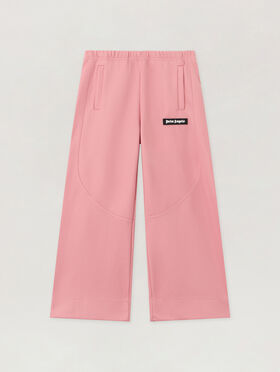 PALM ANGELS Pa  Cut Track Wide Pant ANTIQUE ROSE OFF WHITE PGCJ013F25FAB001
