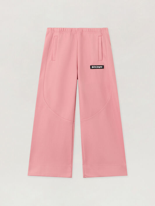 Pa Cut Track Wide Pant PALM ANGELS Pa Cut Track Wide Pant ANTIQUE ROSE OFF WHITE PGCJ013F25FAB001