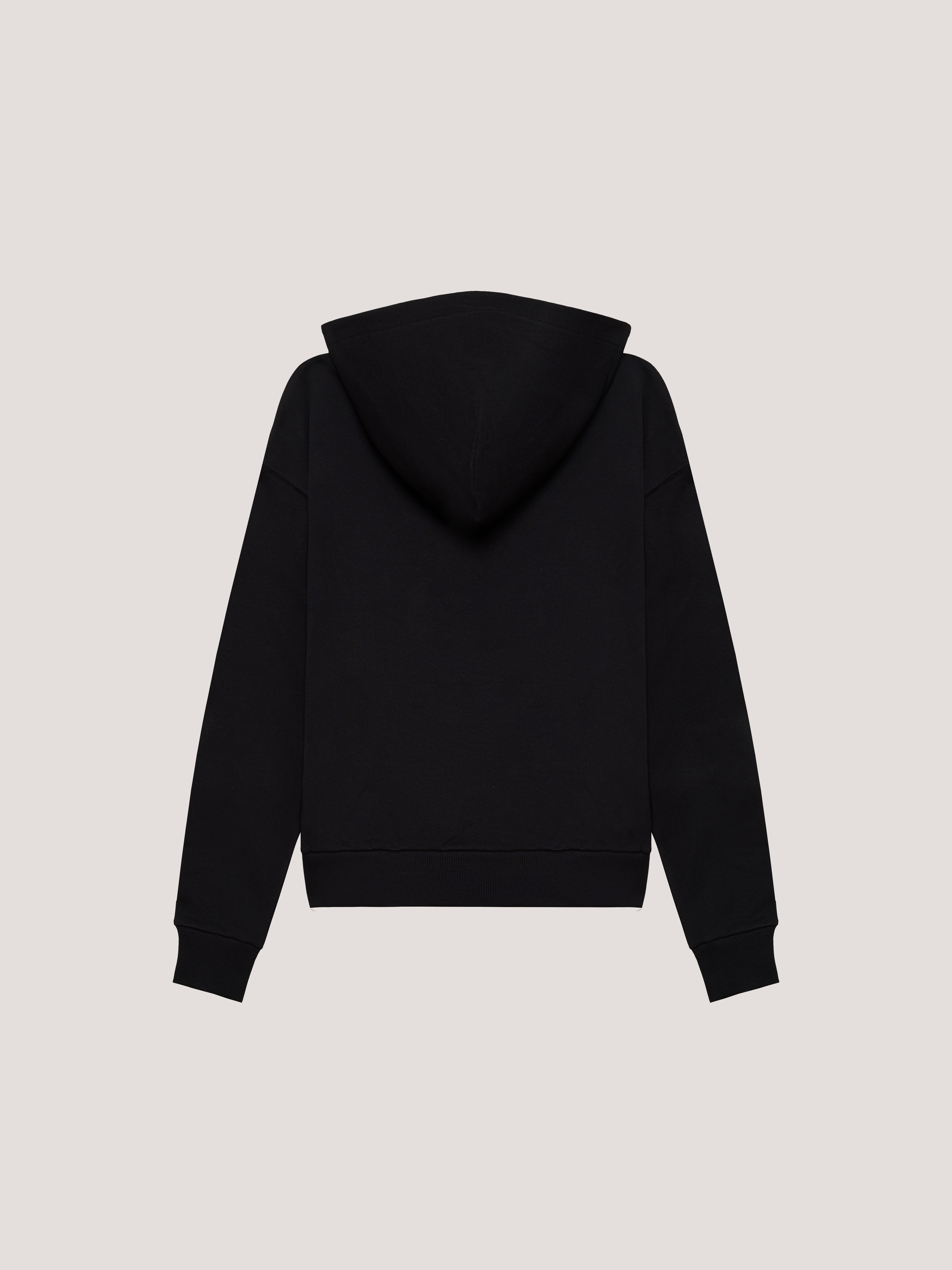 PALM ANGELS Spray LA Hoodie Black/Black PMBB17DT26FLE001