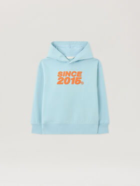 PALM ANGELS Since 2015 Hoodie BLU BIMBO/ BABY BLUE PBBB012S26FLE008
