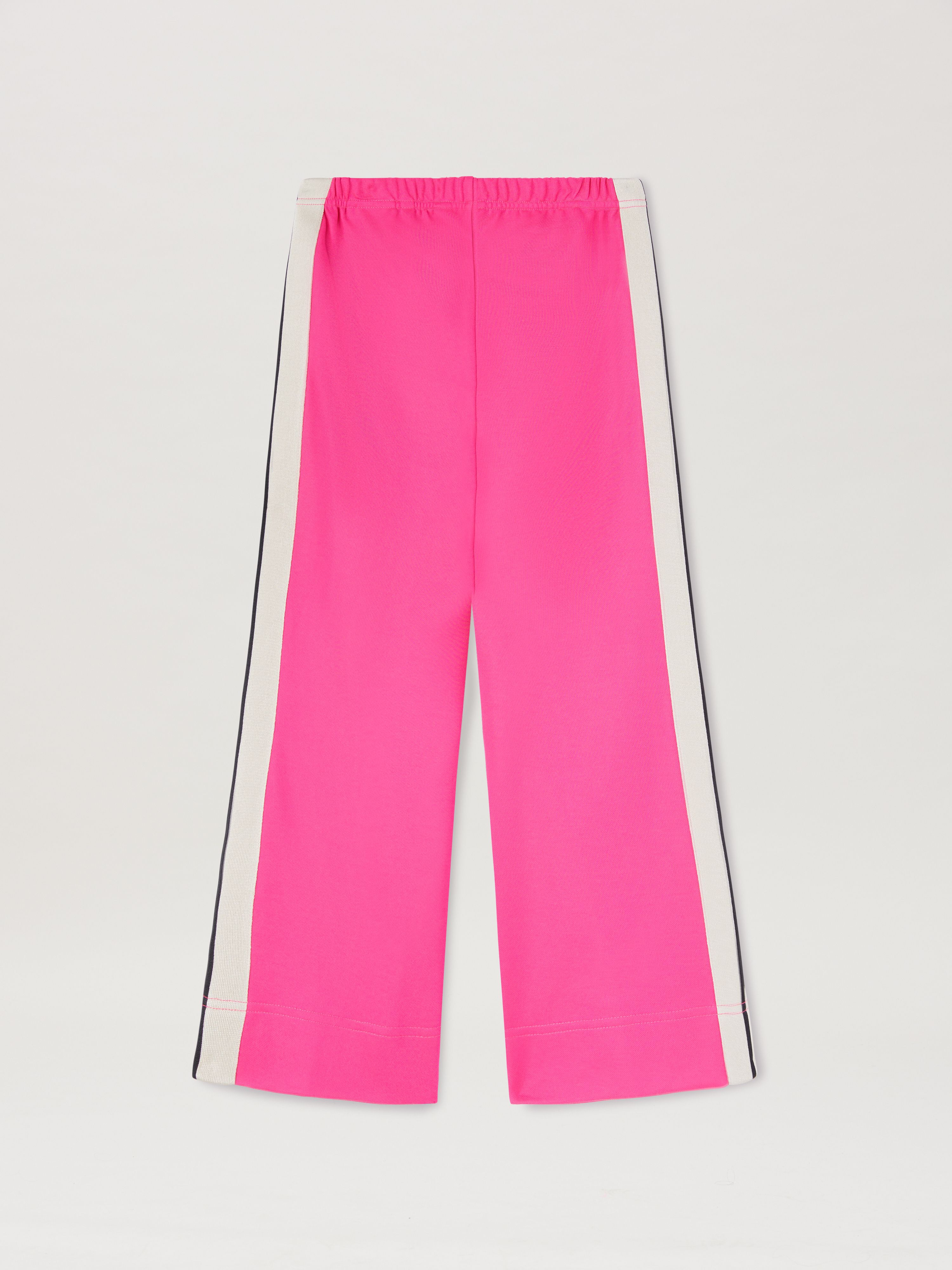 PALM ANGELS  Sporthose mit weitem Bein FUCHSIA FLUO BLACK PGCJ006S25FAB001