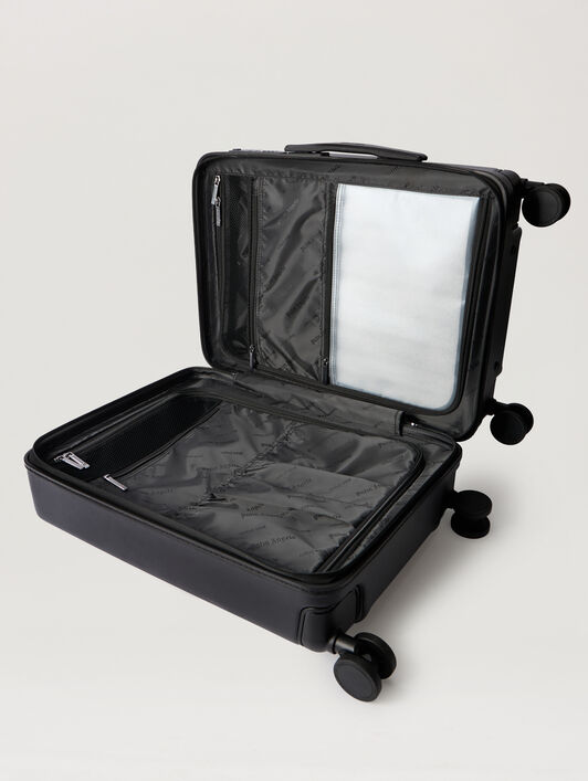 PALM ANGELS I Love PA Trolley Luggage BLACK MULTICOLOR PMNG002S26PLA002