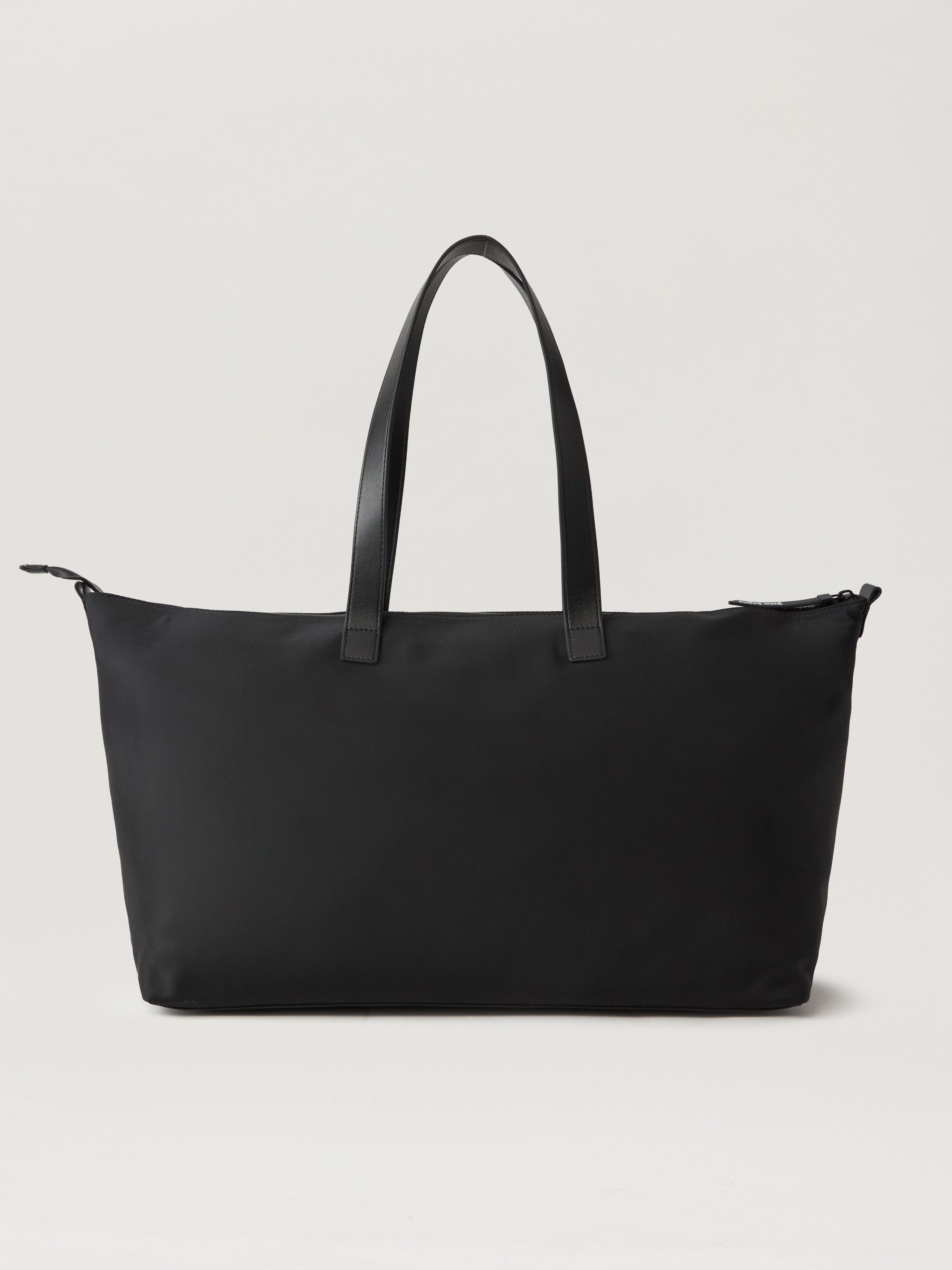 PALM ANGELS Milan La Tote Bag BLACK OFF WHITE PMNA07JS26FAB001