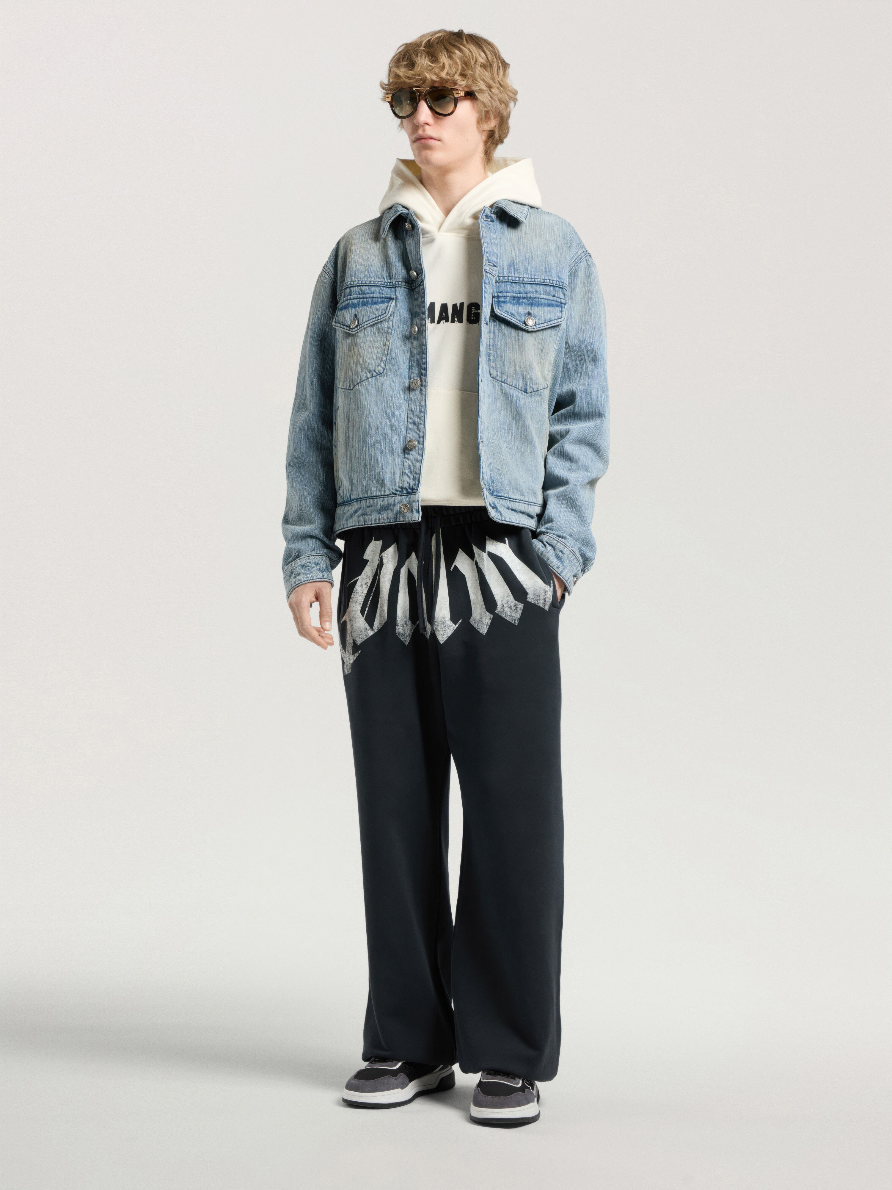 Big Waist Logo Sweatpants PALM ANGELS Big Waist Logo Sweatpants BLACK - OFF WHITE PAMCH05F26FL01