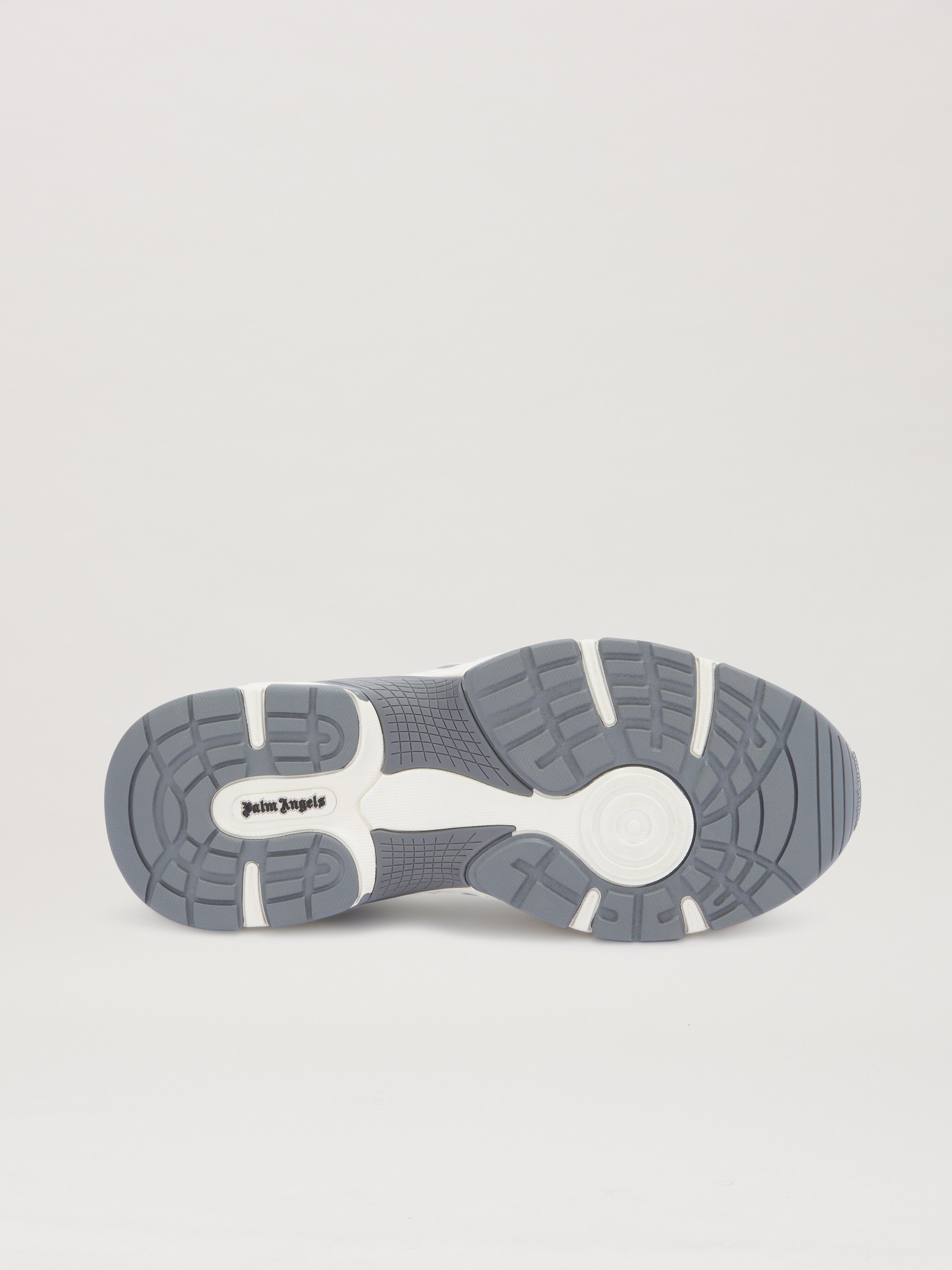 PALM ANGELS  PA 4 Leder Sneaker GREY - WHITE PMIA102S25FAB001