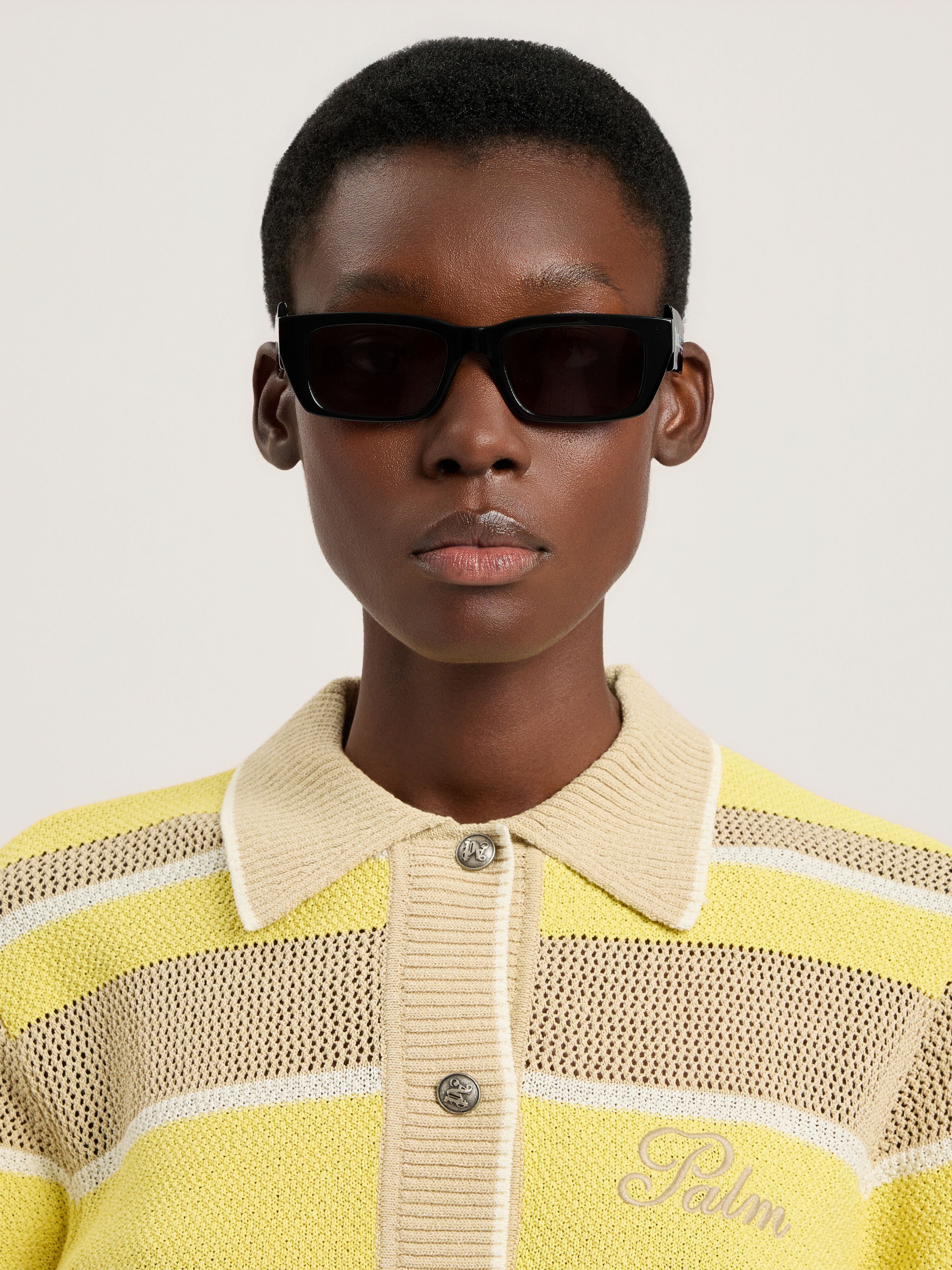 PALM ANGELS Palm Sunglasses BLACK PA1021100753