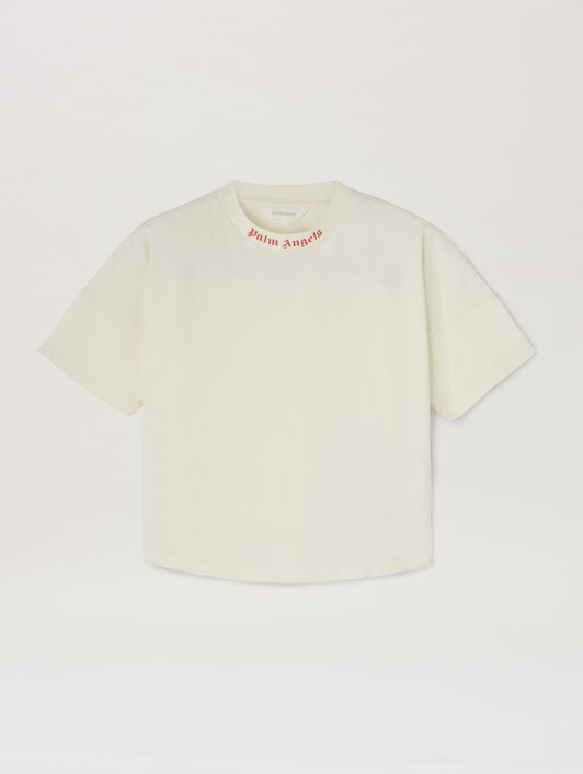 PALM ANGELS  Classic and Overlogo T-shirt BUTTER CHERRY PGAA001C99JER002