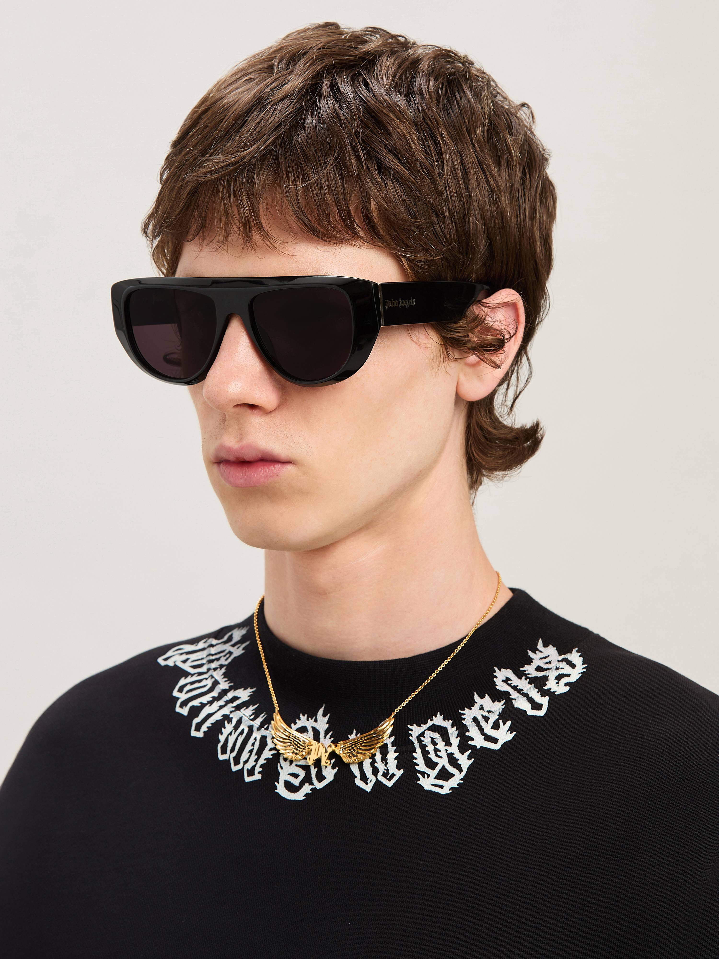 PALM ANGELS  Joshua sunglasses BLACK - DARK GREY PERI105S25PLA001