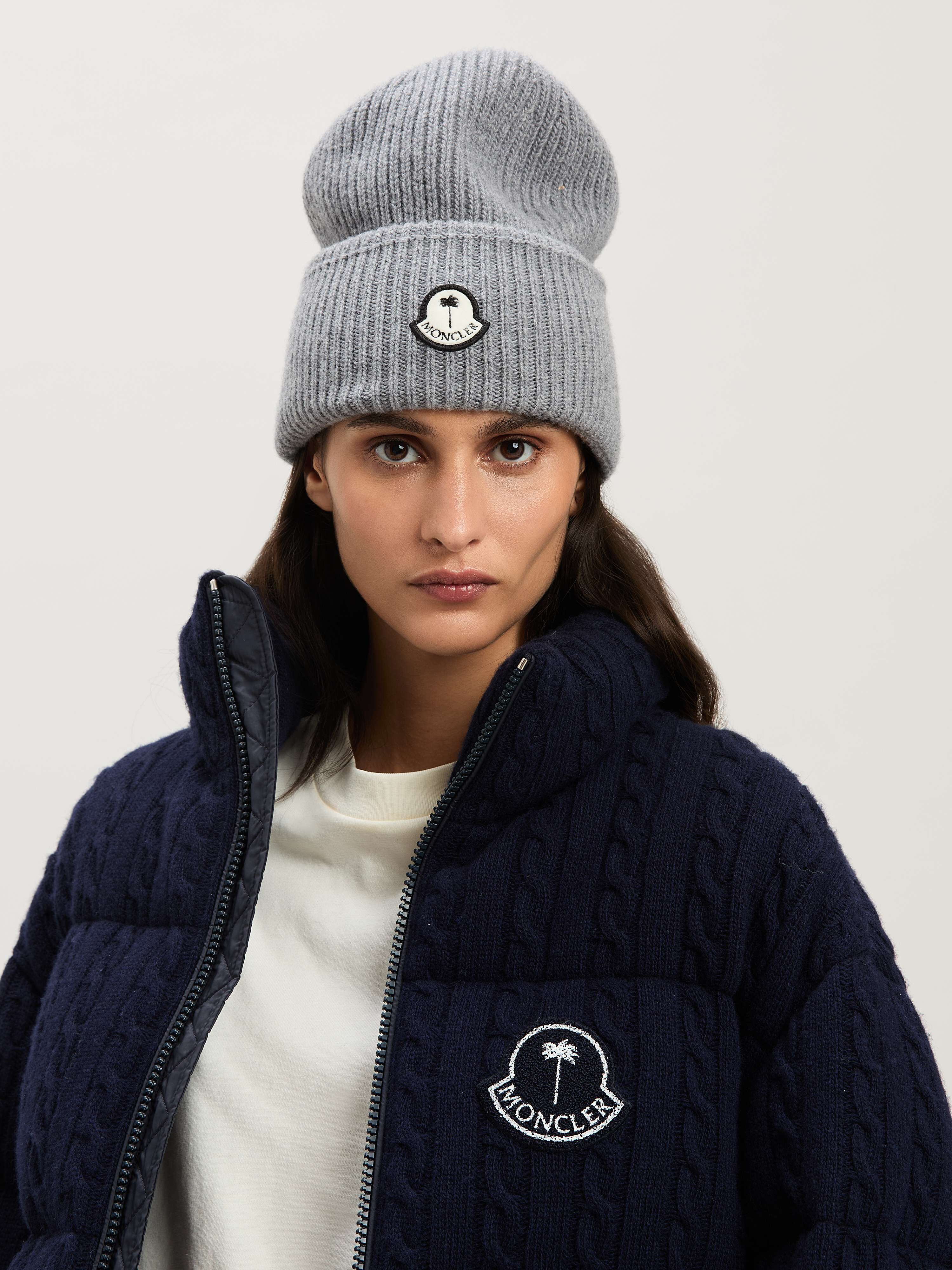 PALM ANGELS  Austru down jacket Moncler x Palm Angels NAVY BLUE - NO COLOR PMEJ007T25KNI001