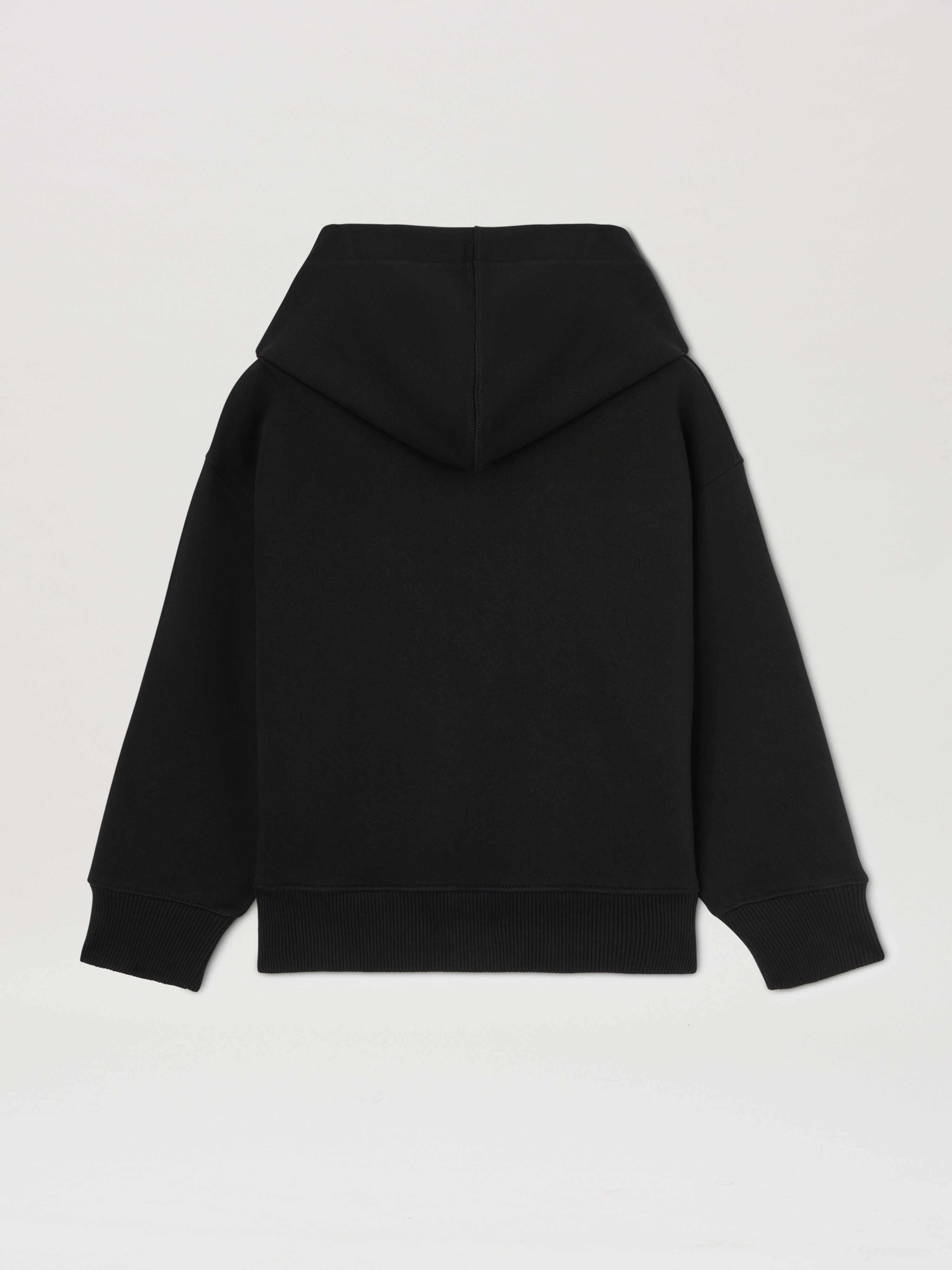 PALM ANGELS  The Palm zippered hoodie BLACK FUCHSIA FLUO PGBE004S25FLE001