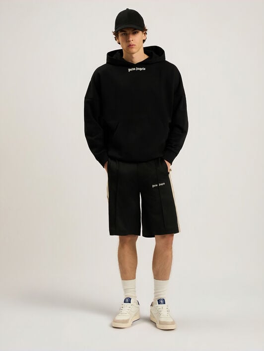 Classic Logo Oversized Hoodie PALM ANGELS Classic Logo Oversized Hoodie BLACK - OFF WHITE PAMBB02F26FL01
