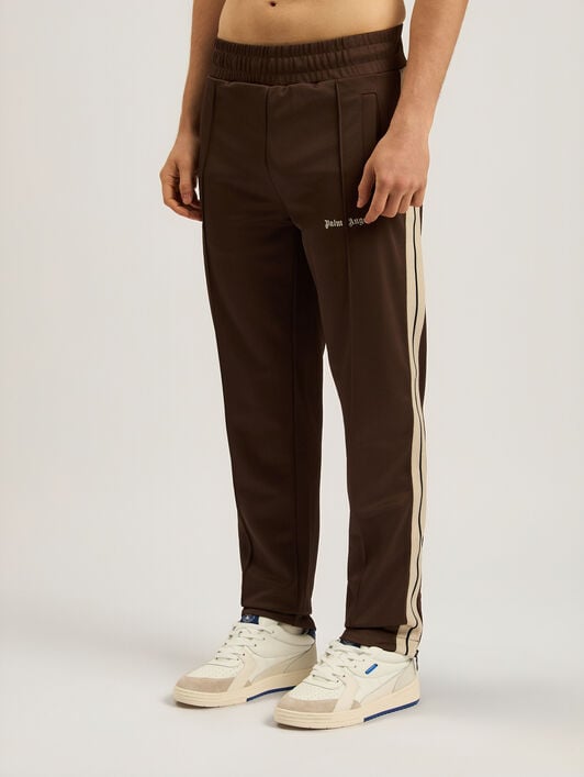 Classic Logo Track Pants PALM ANGELS Classic Logo Track Pants BROWN - OFF WHITE PAMCJ02F26FB01