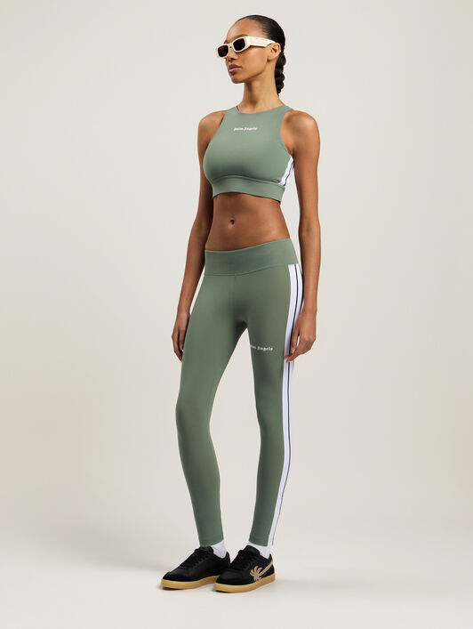 PALM ANGELS Training Track Top Sage SAGE WHITE PWVO001C99FAB002