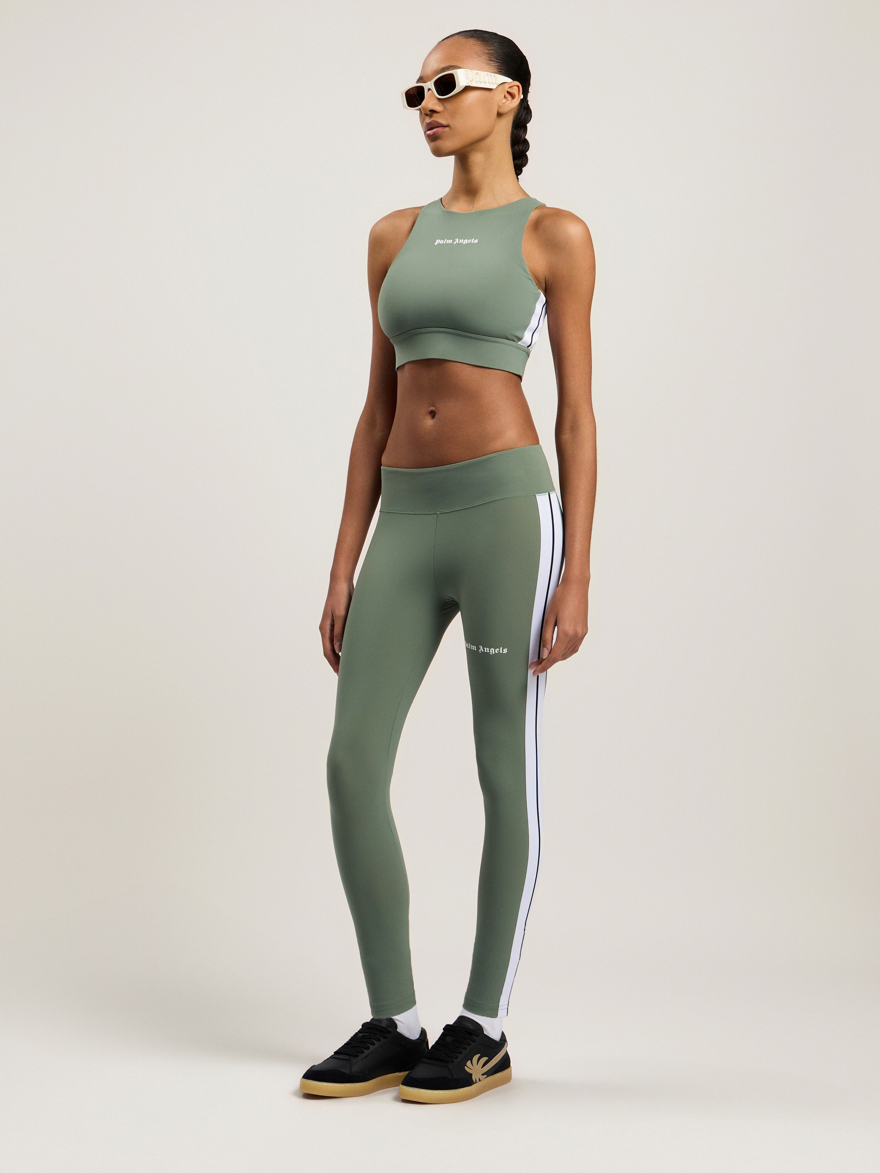 PALM ANGELS Training Track Top Sage SAGE WHITE PWVO001C99FAB002