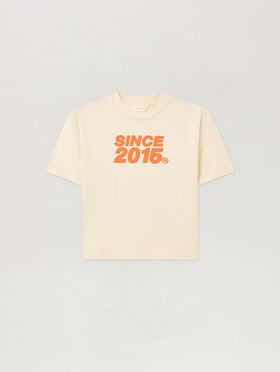 PALM ANGELS Since 2015 Over T-Shirt OFF WHITE PBAA002S26JER002