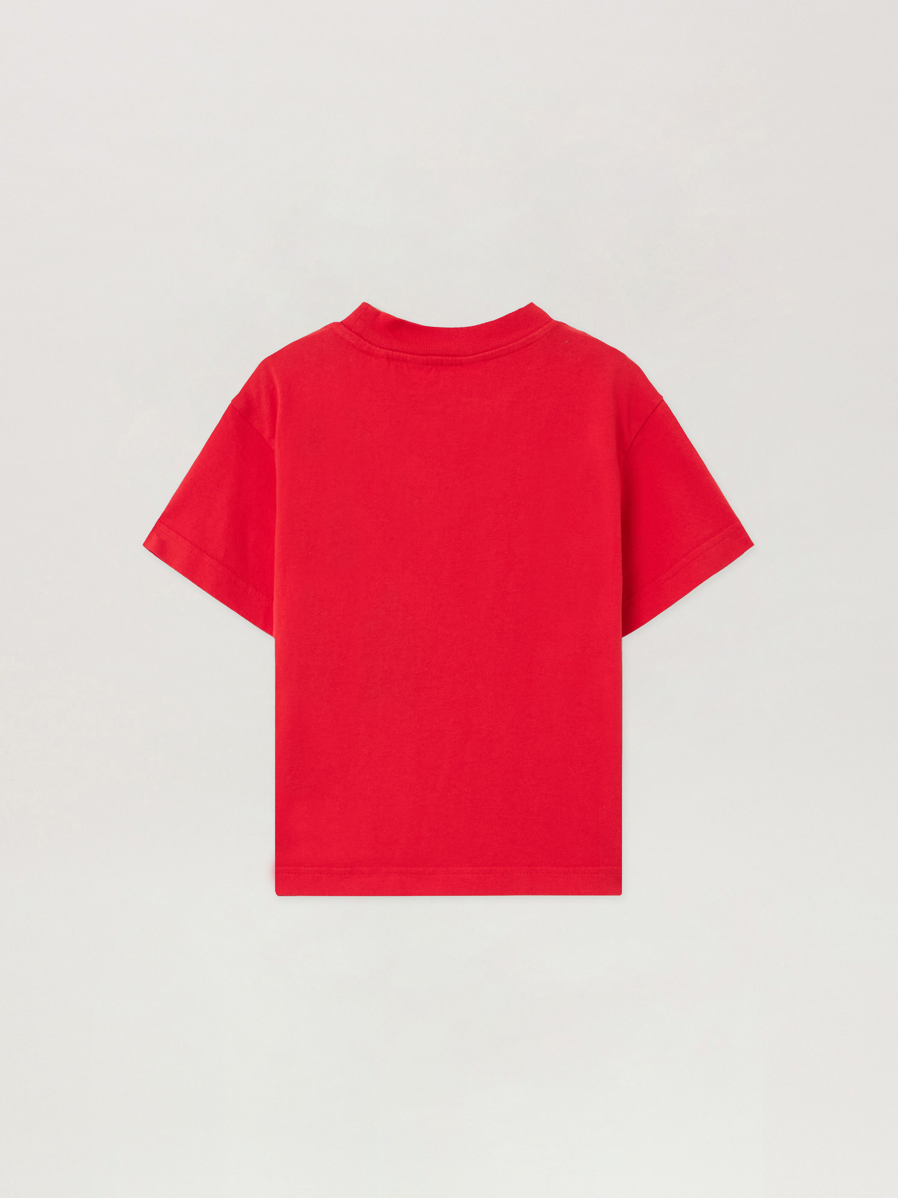 PALM ANGELS Pa Spray Bear Reg.Tee S/S RED - OCHER YELLOW PBAA003F25JER005