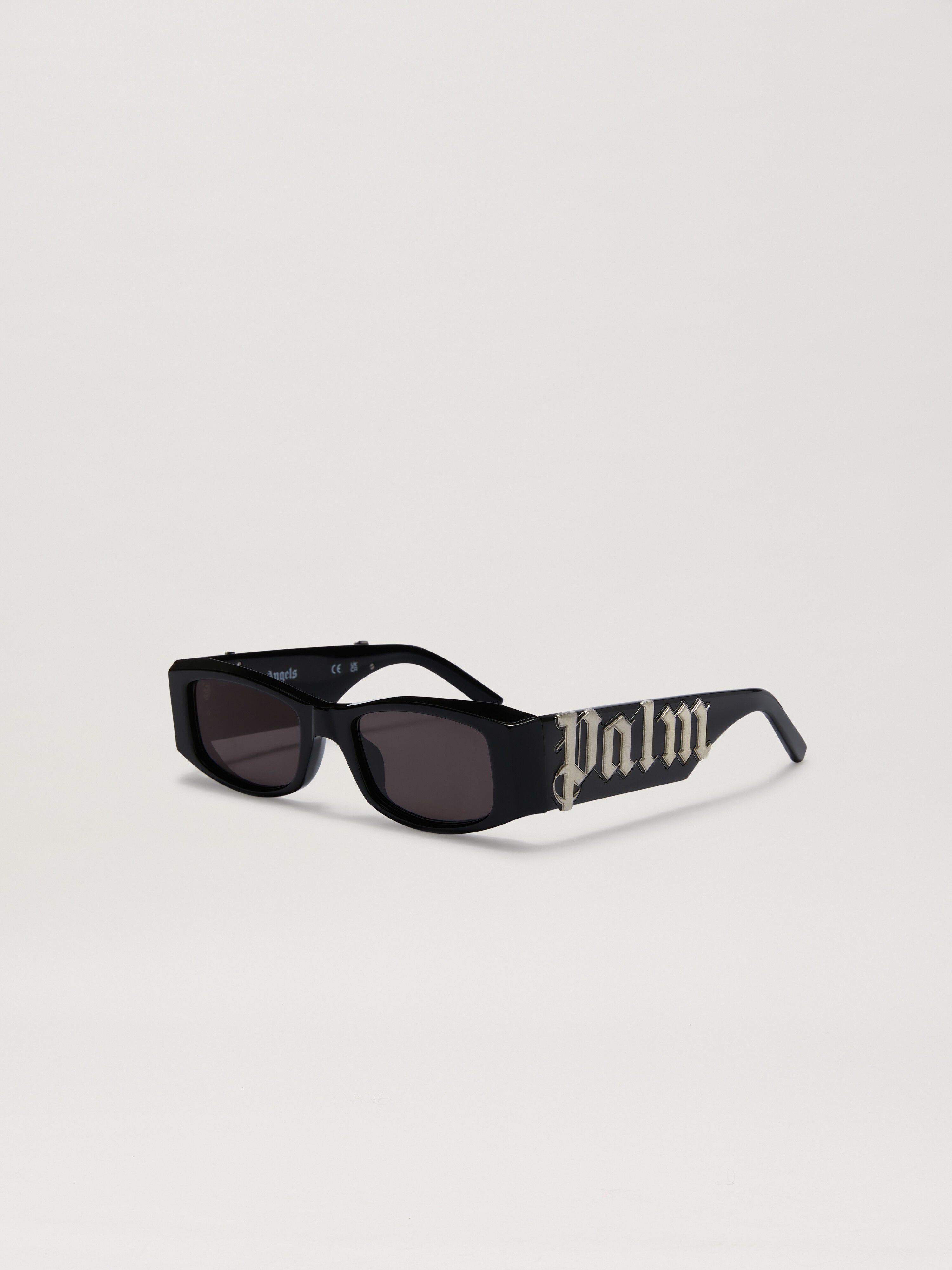 PALM ANGELS  Angel sunglasses Black Dark Grey PERI007C99PLA001