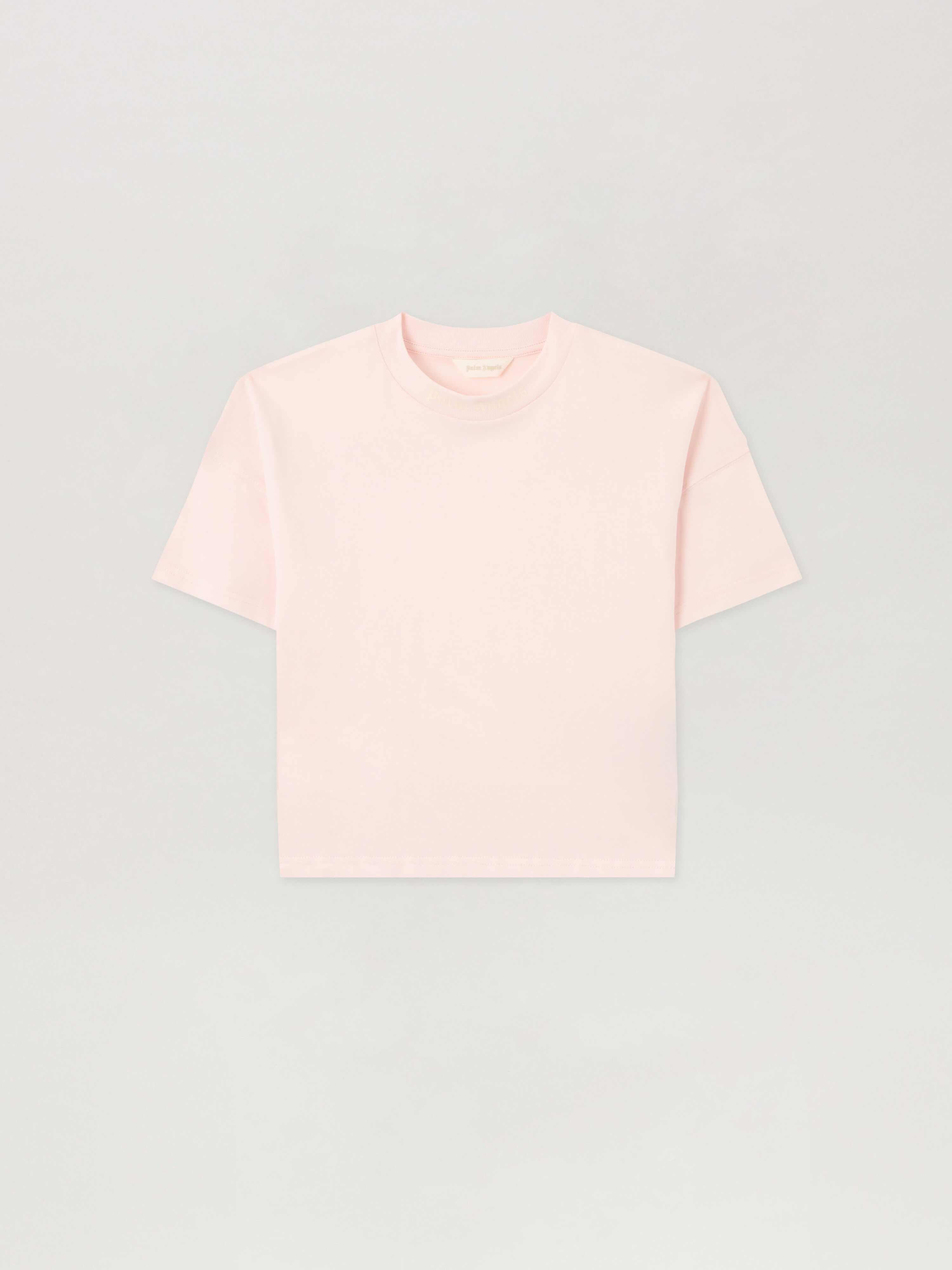 PALM ANGELS Overlogo Over T-Shirt ROSA/PINK PGAA001S26JER001