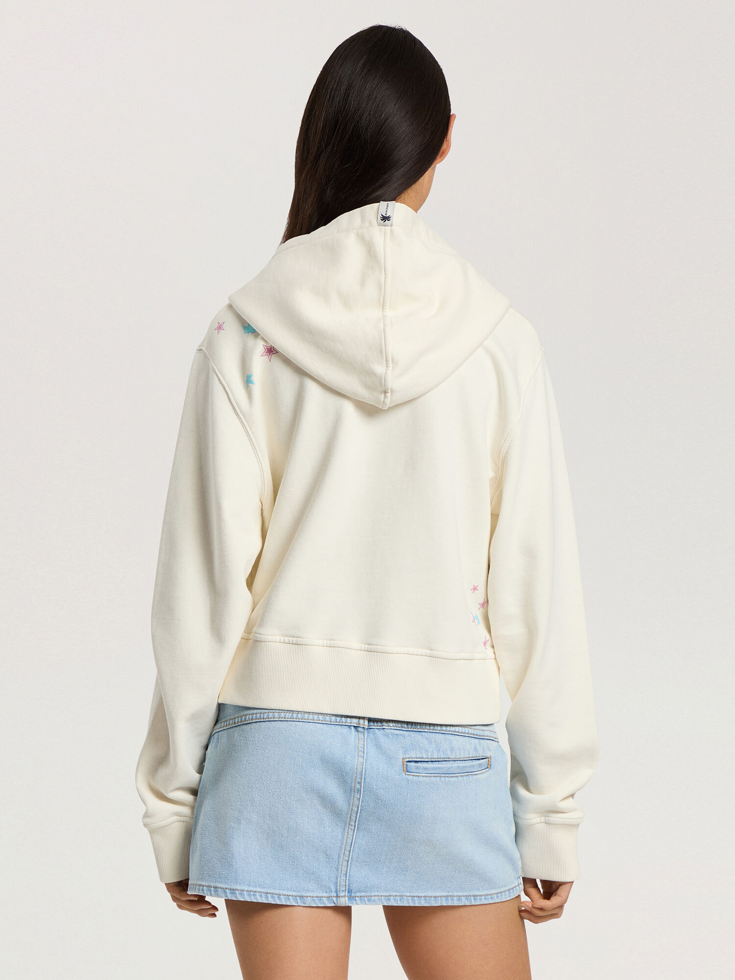 Feel High Regular Hoodie PALM ANGELS Feel High Regular Hoodie OFF WHITE - MULTICOLOR PAWBB03F26FL01