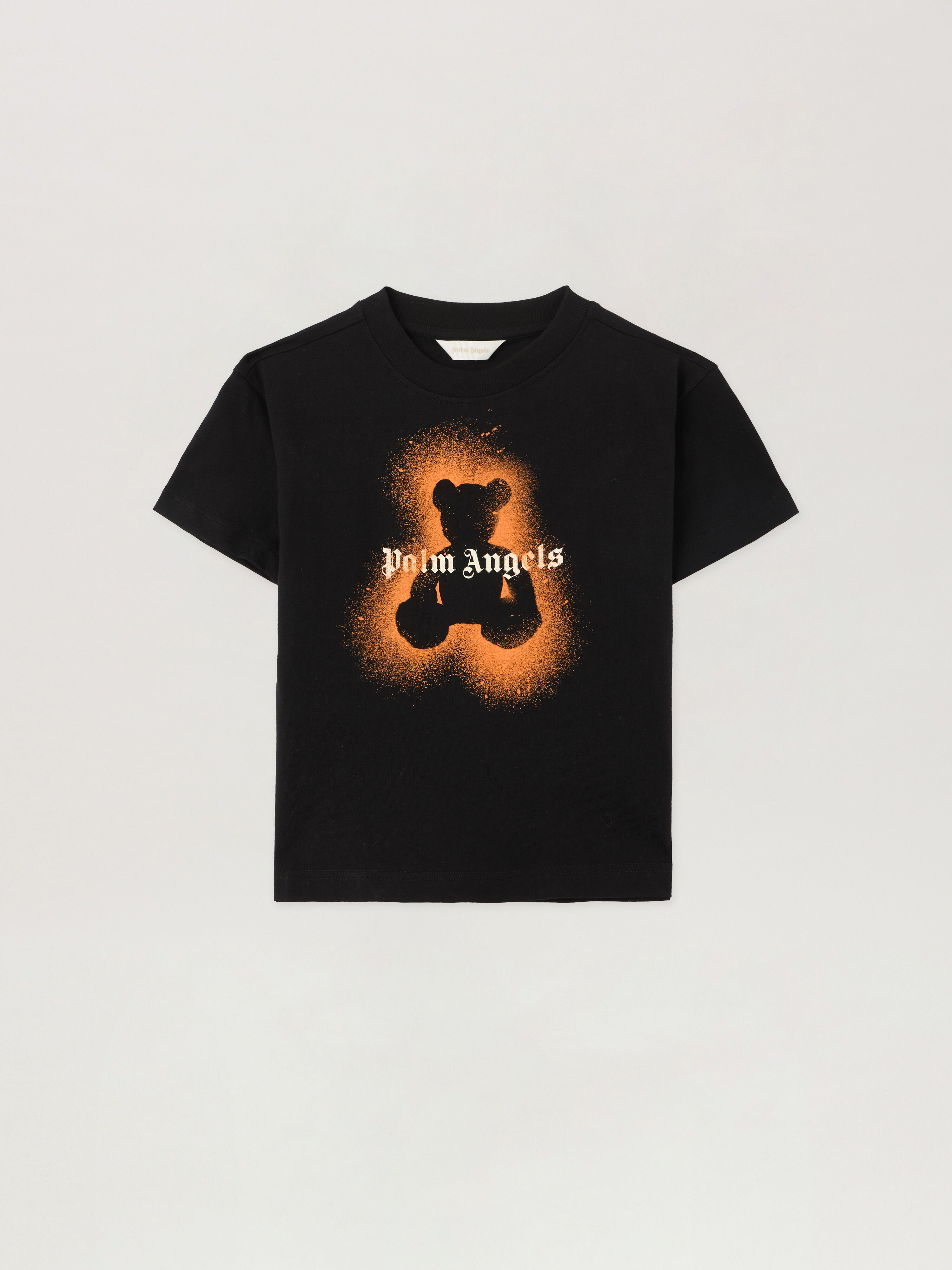 PALM ANGELS Spray Bear T-Shirt NERO/BLACK PBAA003S26JER006