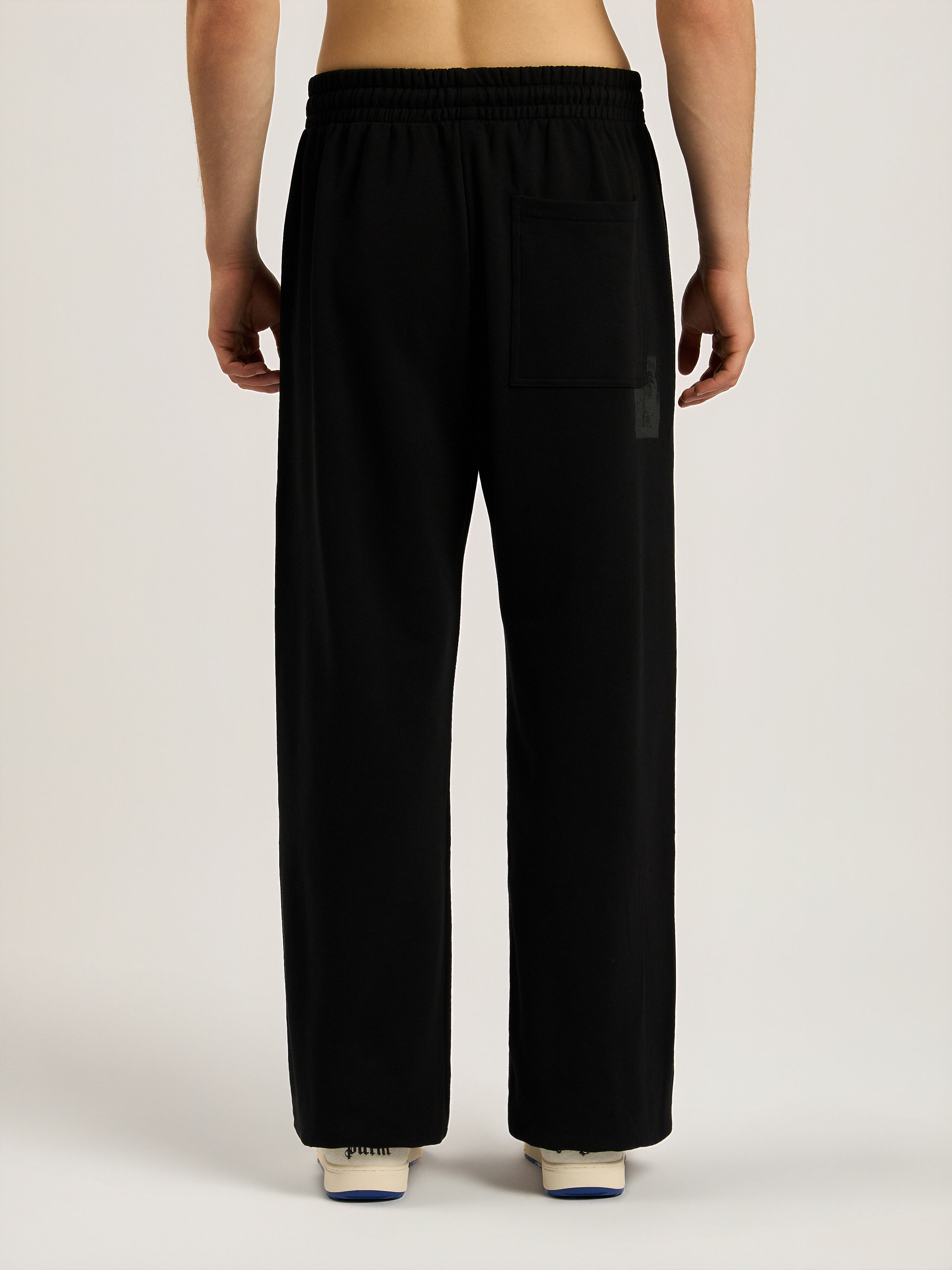 Brushed Palm Tree Sweatpants in BLACK - GREY for Men | Palm Angels®