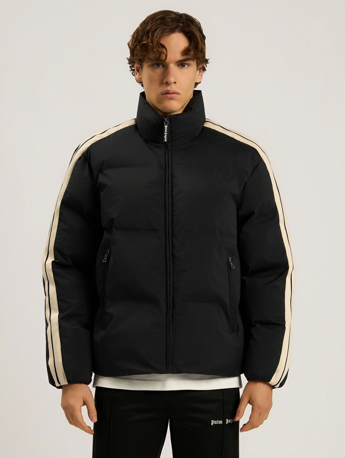Classic Logo Track Puffer Jacket