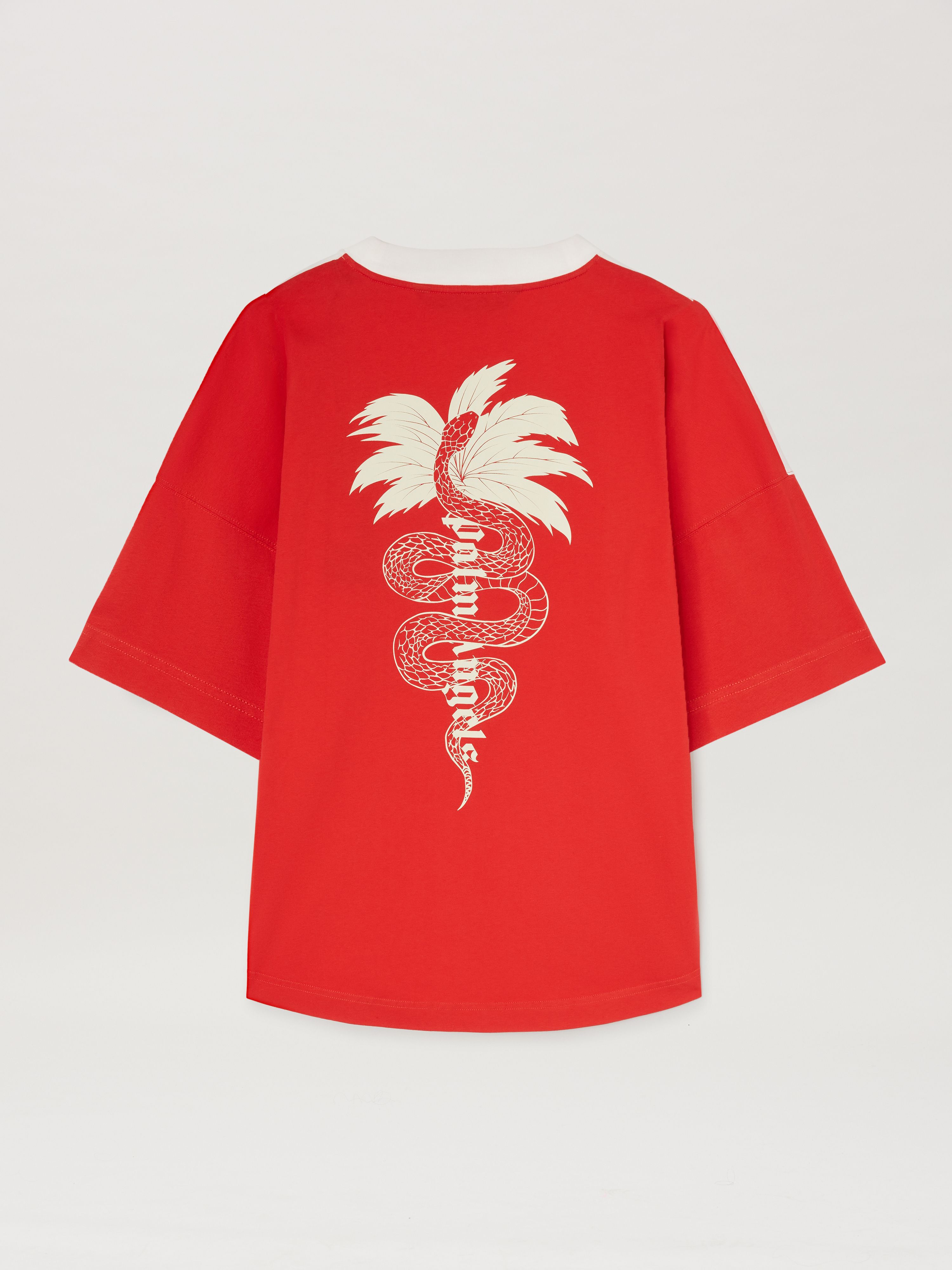 PALM ANGELS  Lunar New Year T-shirt RED PMAA002G25JER001