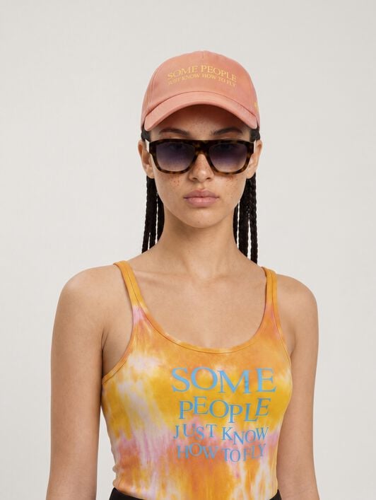 PALM ANGELS Palm Angels x Hï Ibiza Tie-dye Tank Top ORANGE - YELLOW PAWAC007JR001