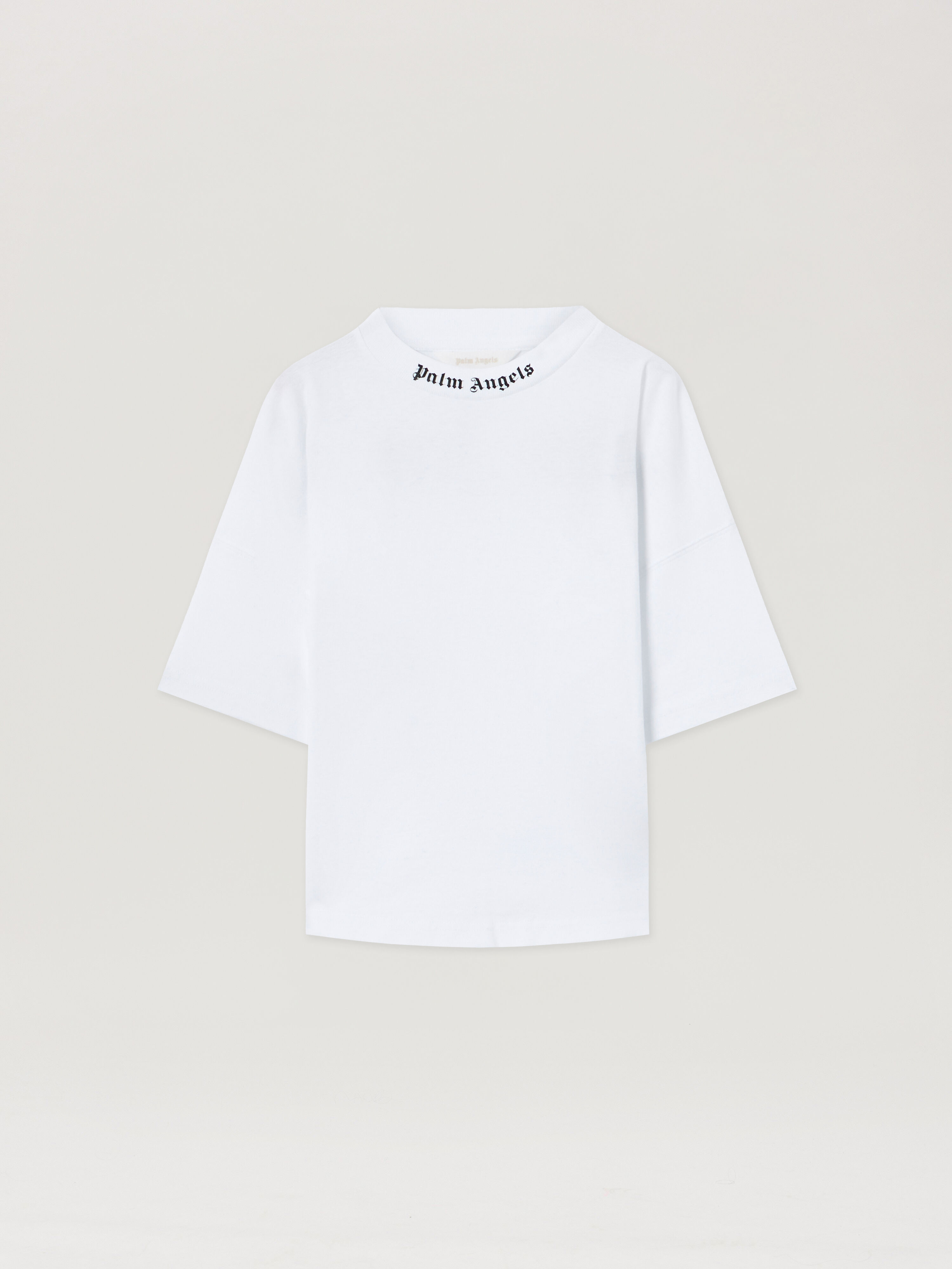 PALM ANGELS Classic Overlogo T-Shirt S/S WHITE BLACK PBAA002C99JER001