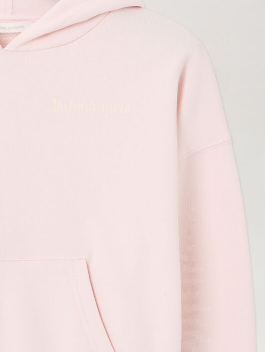 PALM ANGELS Overlogo Over Fit Hoodie ROSA/PINK PGBB014S26FLE001