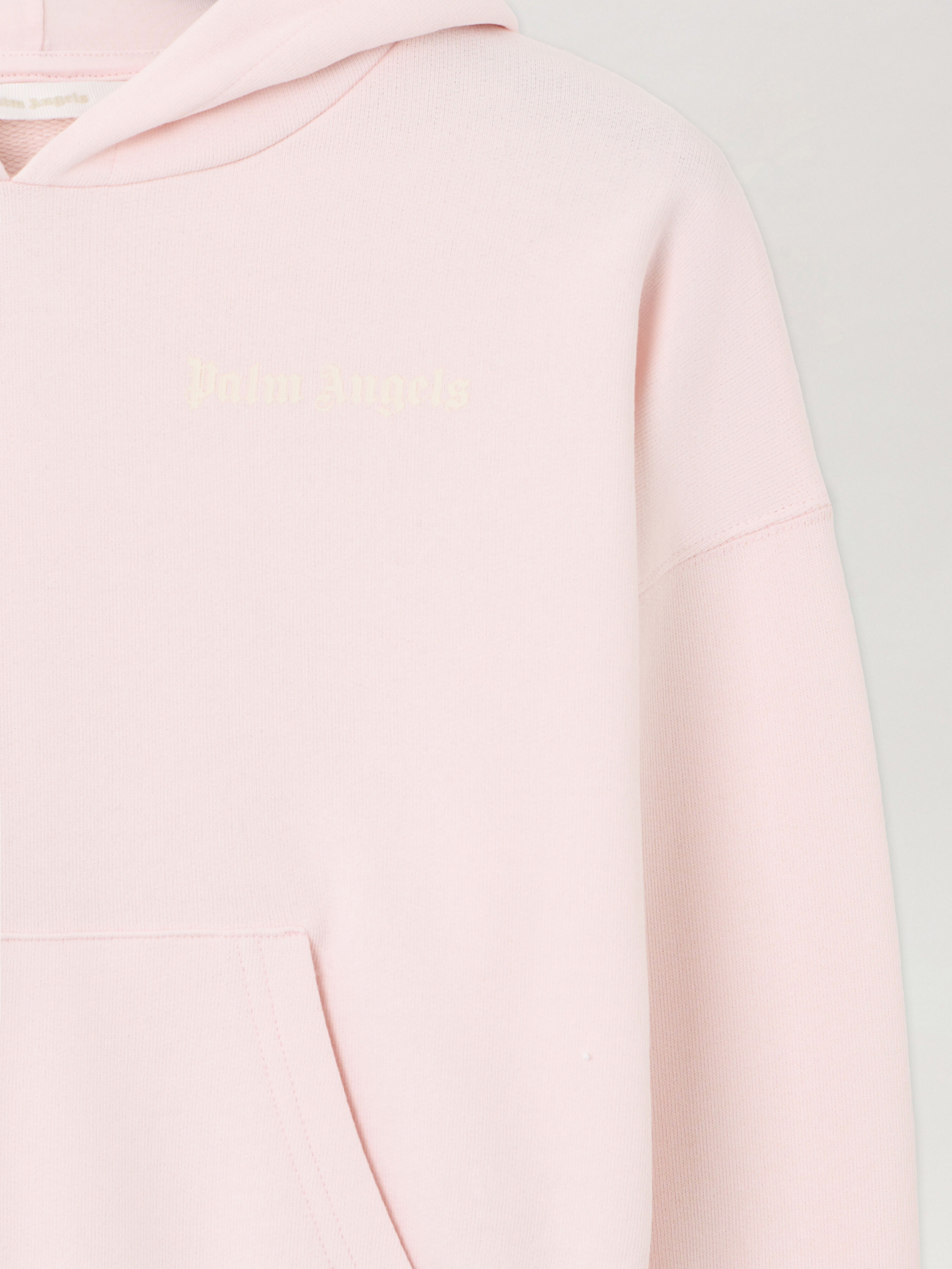 PALM ANGELS Overlogo Over Fit Hoodie ROSA/PINK PGBB014S26FLE001