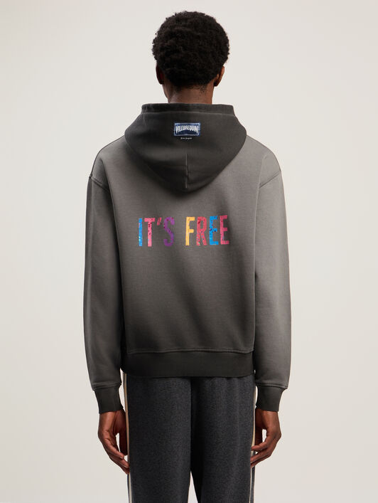 Catch Some Sun Hoodie PALM ANGELS Catch Some Sun Hoodie BLACK - MULTICOLOR PMBB17DF25FLE001