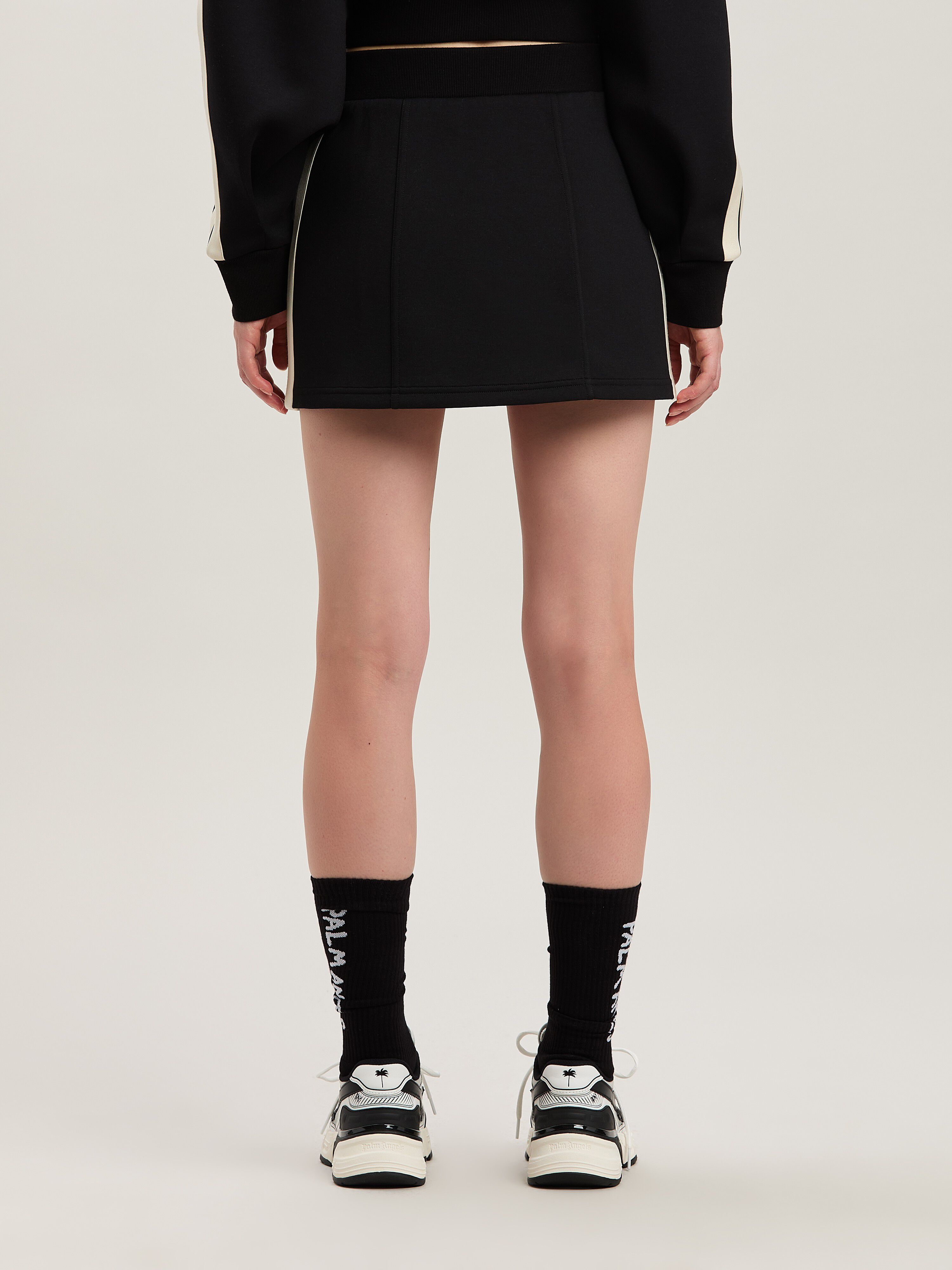 PALM ANGELS  Neopren Mini-Rock BLACK - OFF WHITE PWCC086S25FAB001