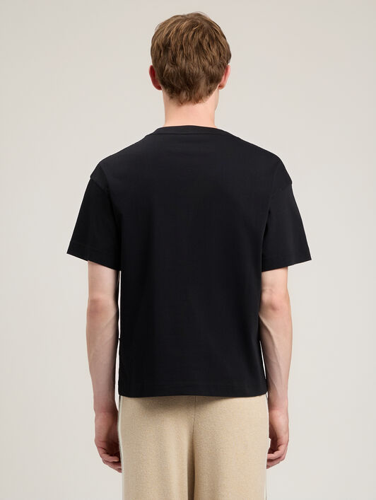 PALM ANGELS Bear T-Shirt BLACK BROWN PMAA109S26JER00A