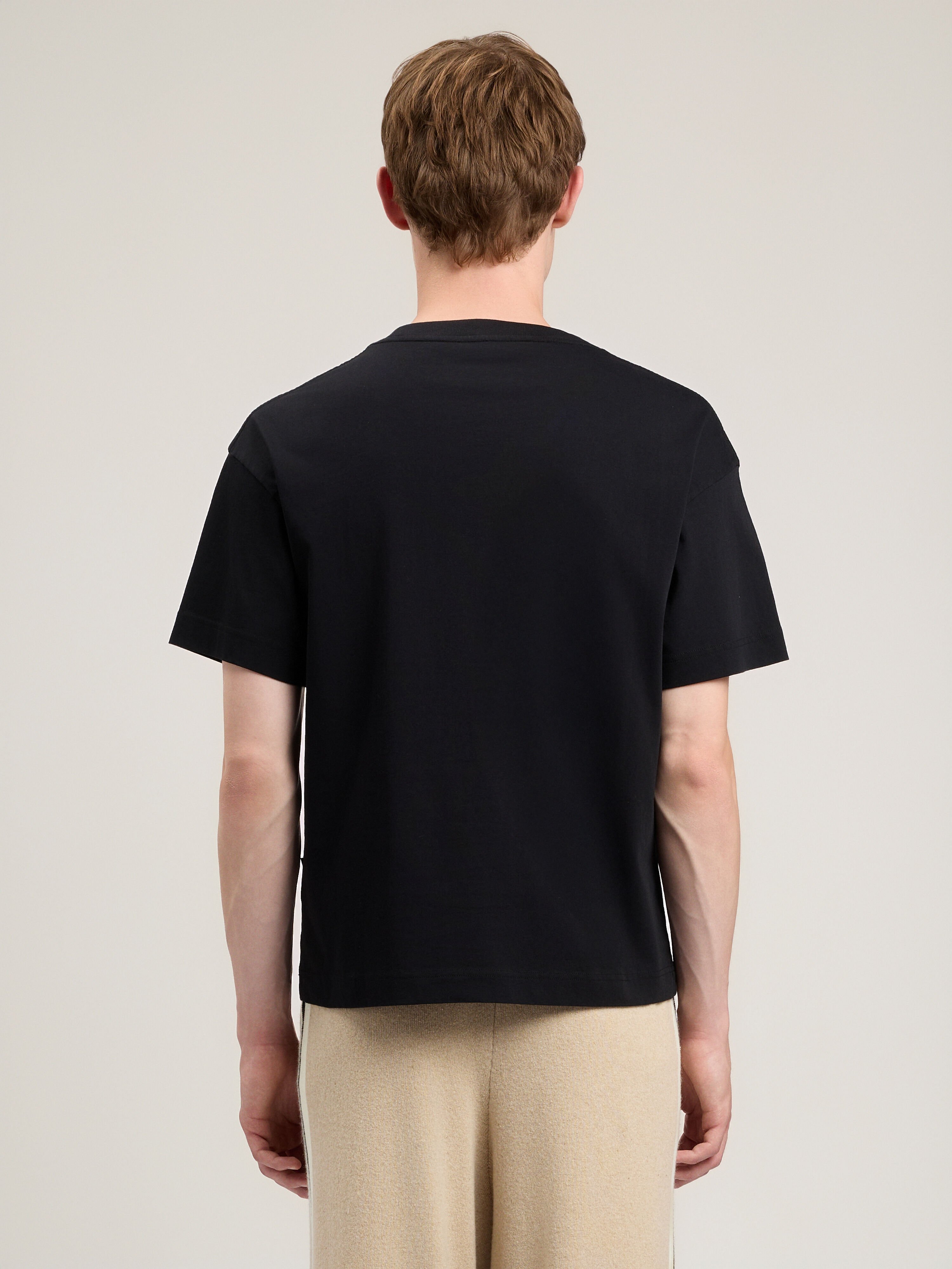 PALM ANGELS Bear T-Shirt BLACK BROWN PMAA109S26JER00A